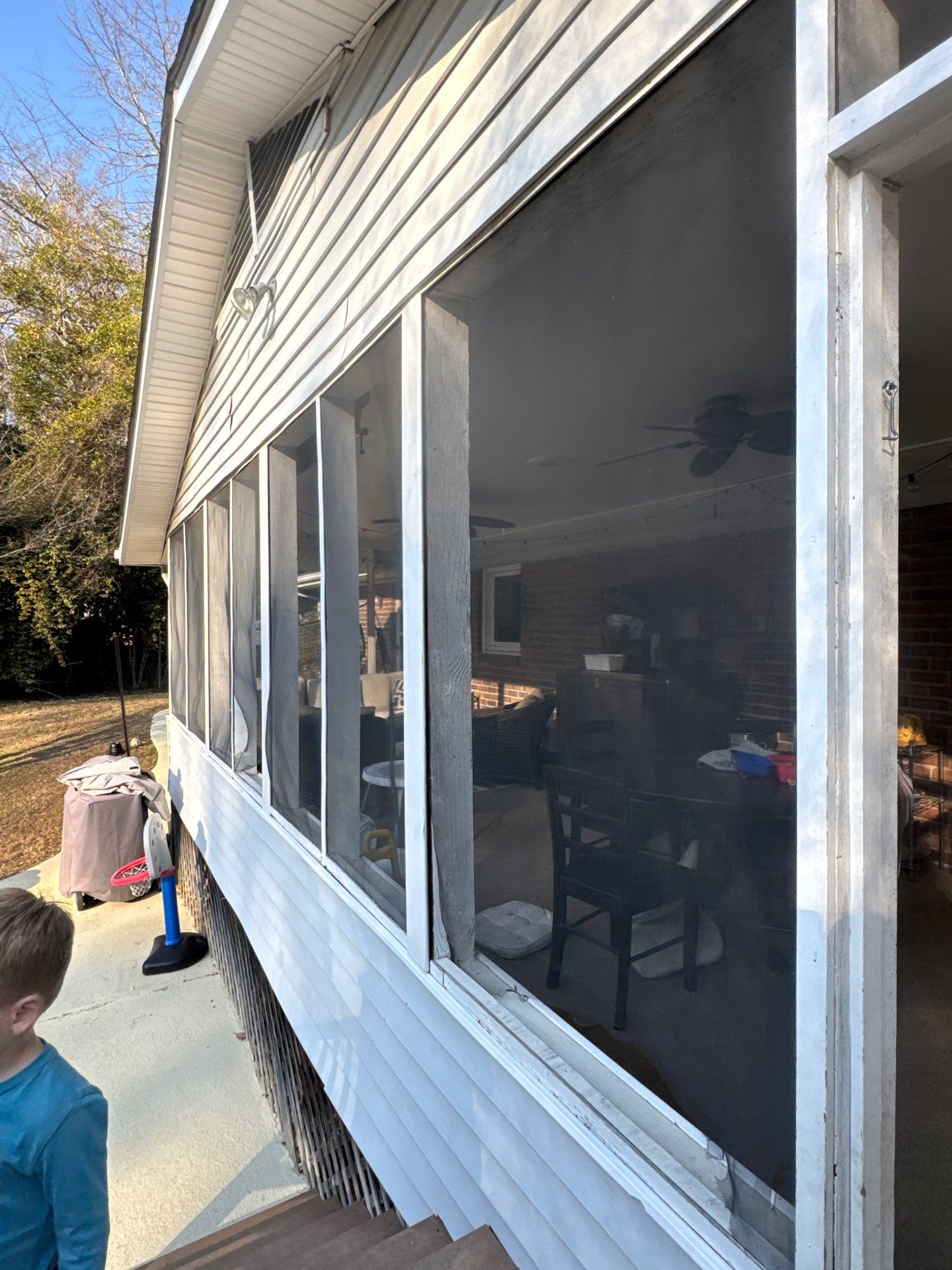 Screen Porch Replacement by Praise God Painting, LLC