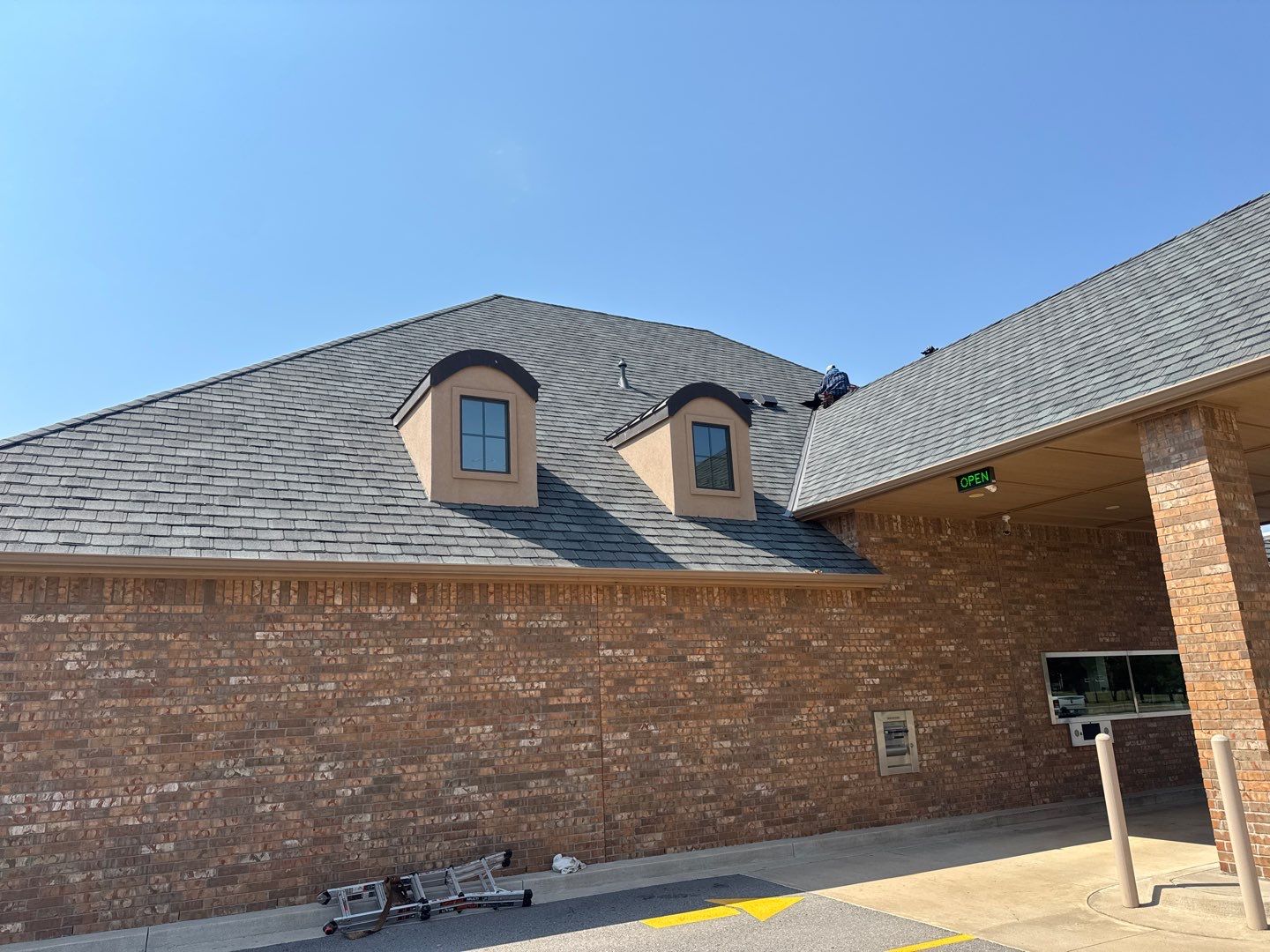 Bank Reroof by Castillo Roofing