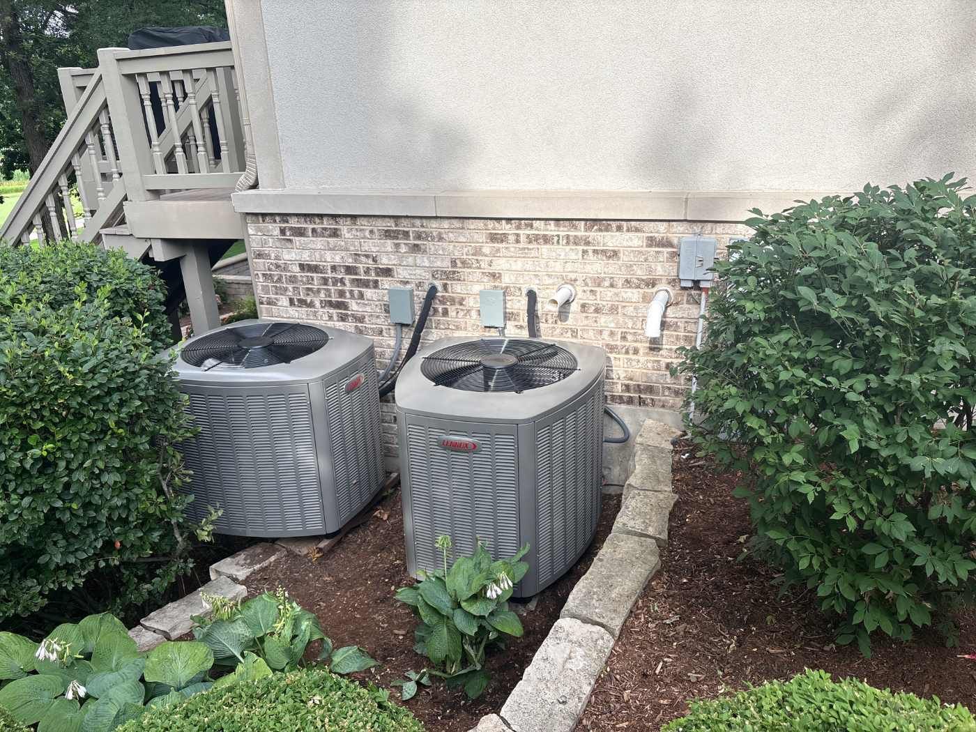 Dual Lennox Elite EL297V Furnaces & EL16KC1 Air Conditioner Installation with Zoning – Mundelein, IL | GSHA Services, LTD by GSHA Services LTD