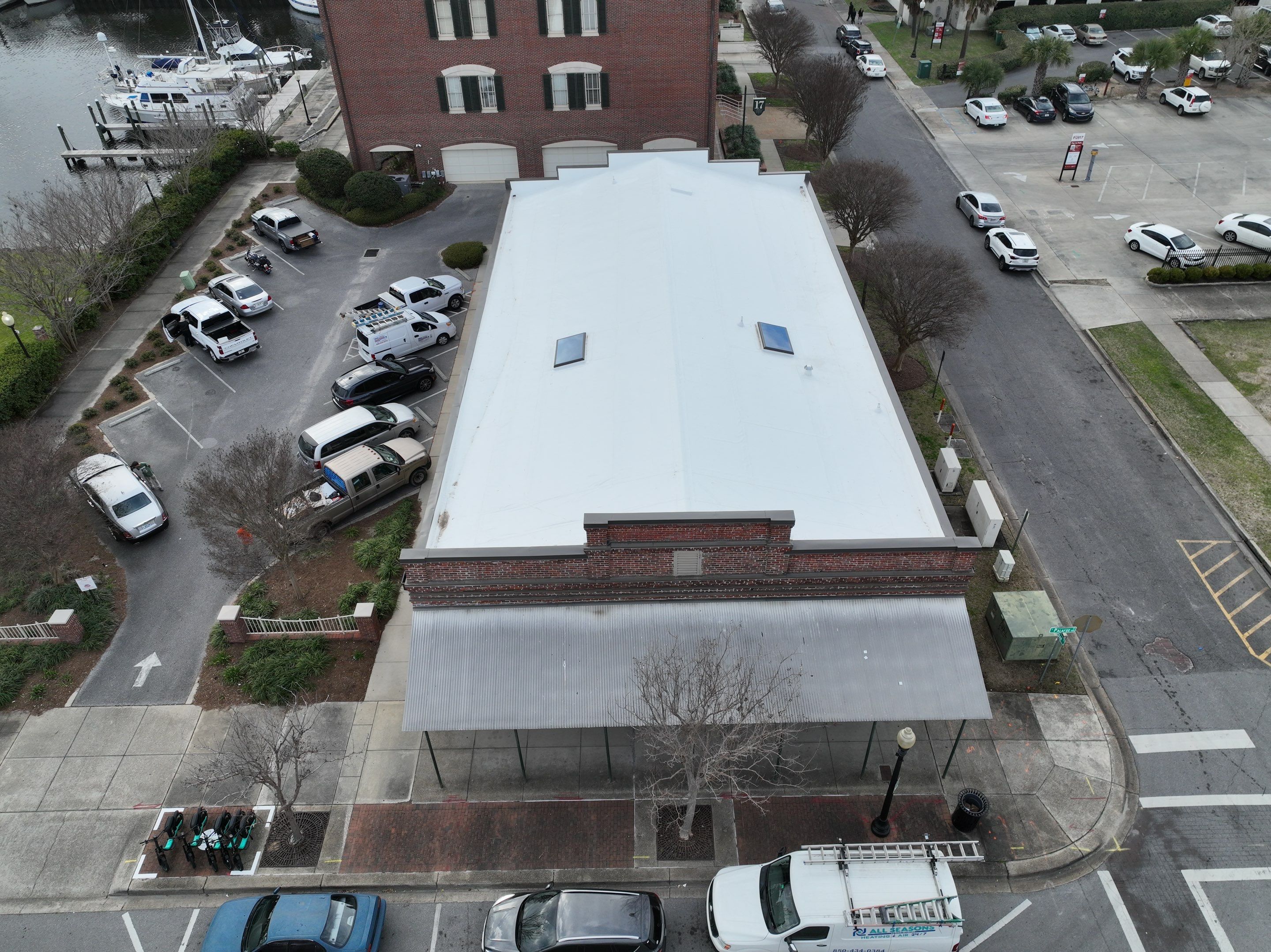 Commercial Low Slope Re-roof by Professional Roofing Company