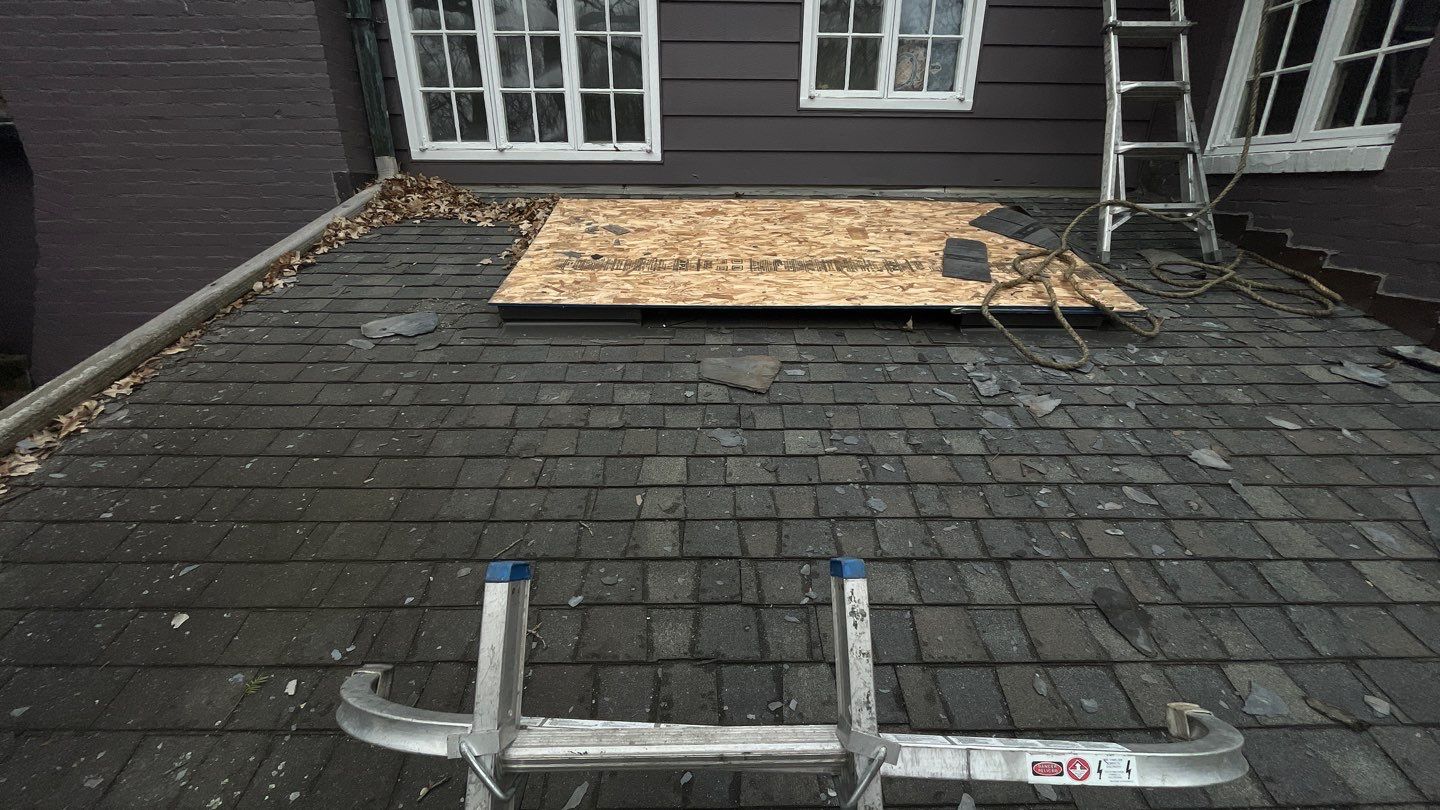 Slate Roof Removal using Atlas Storm Master Slate by Total Exteriors