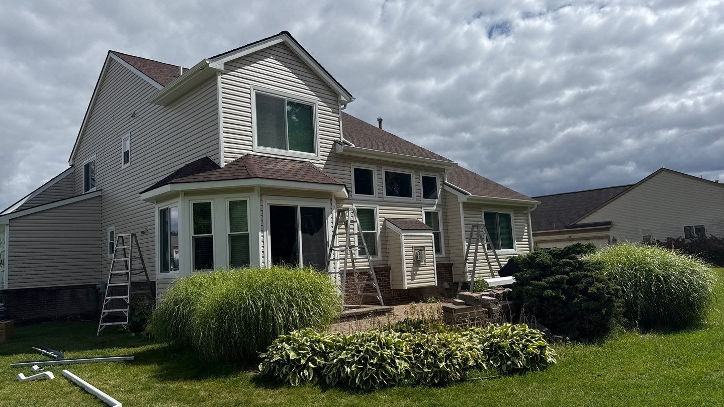 Siding Replacement using Alside D4 Odyssey-Plus Dutchlap Tuscan Clay by 180 Contractors