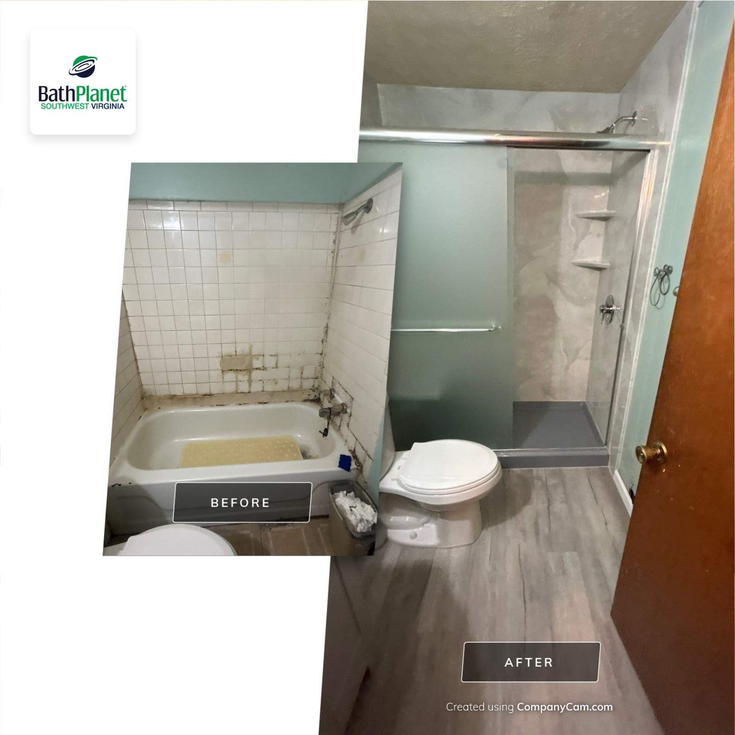 Before Vs After by BathPlanet SW Virginia