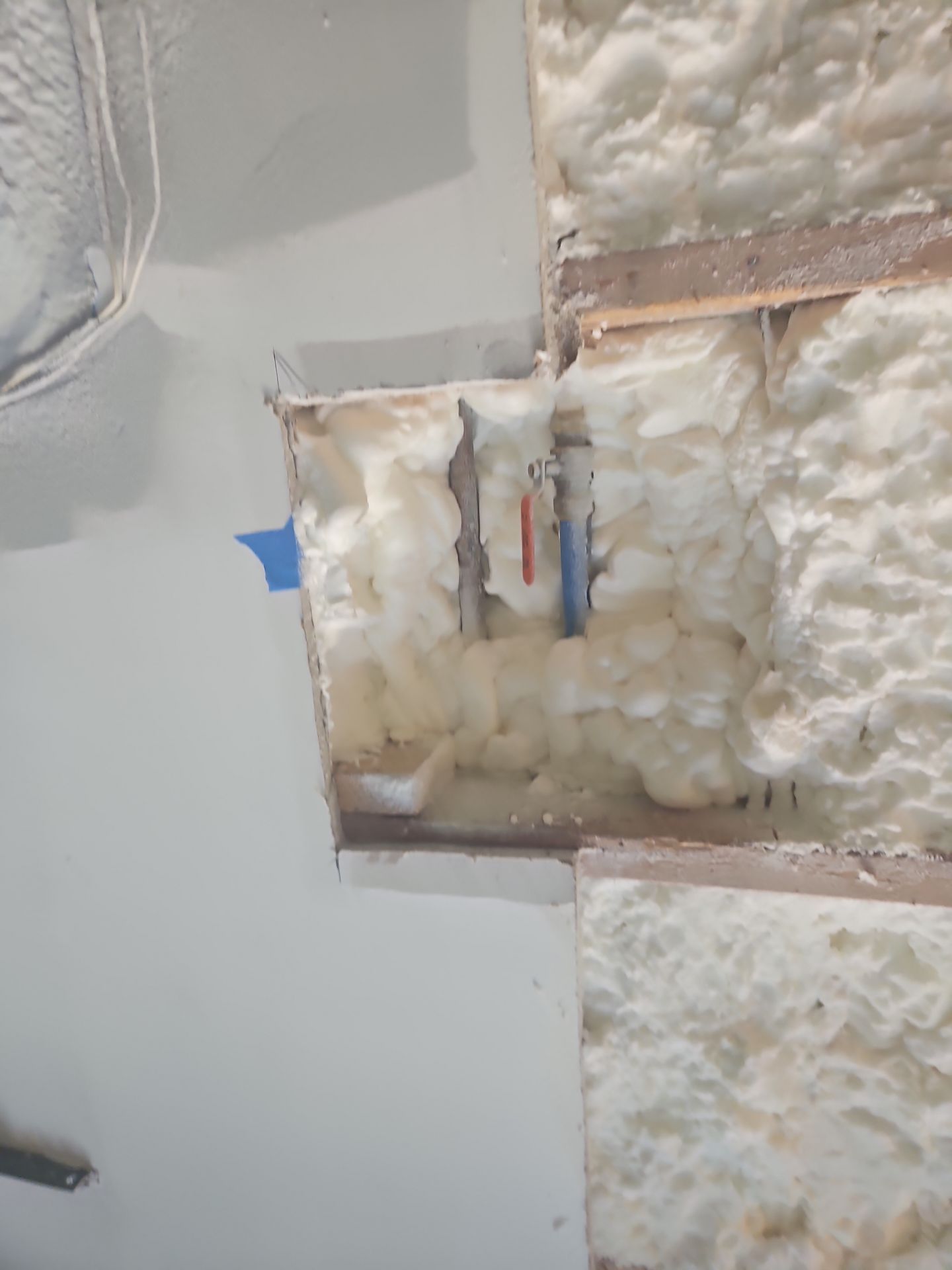 Retrofit using open cell spray foam by NYS Foam & Energy