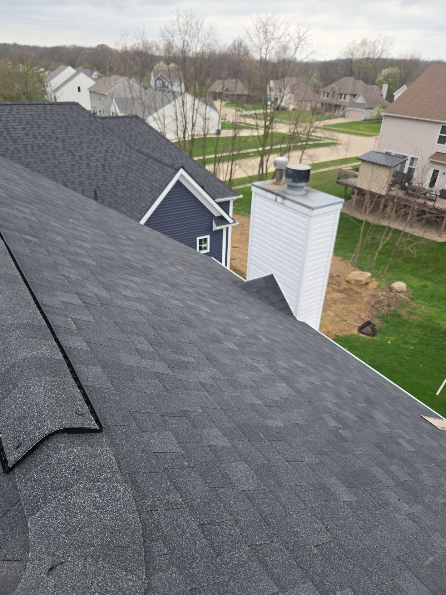 John S: Atlas Pinnacle, Color, Black Shadow, Drip Edge, Color, White by Eagle Eye Roofing