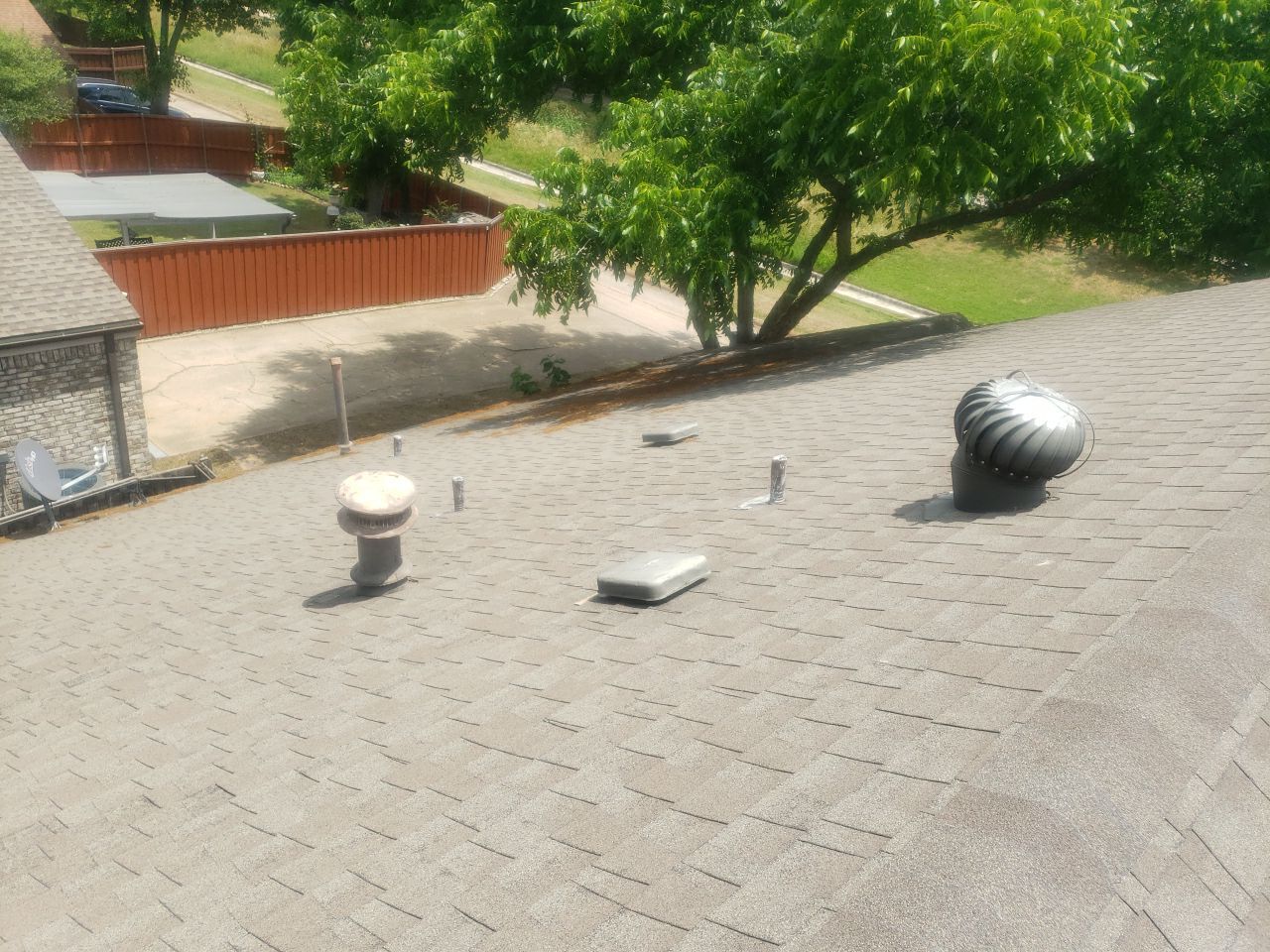 North Dallas Roofing Installation using GAF Timberline HDZ by Bert Roofing Inc