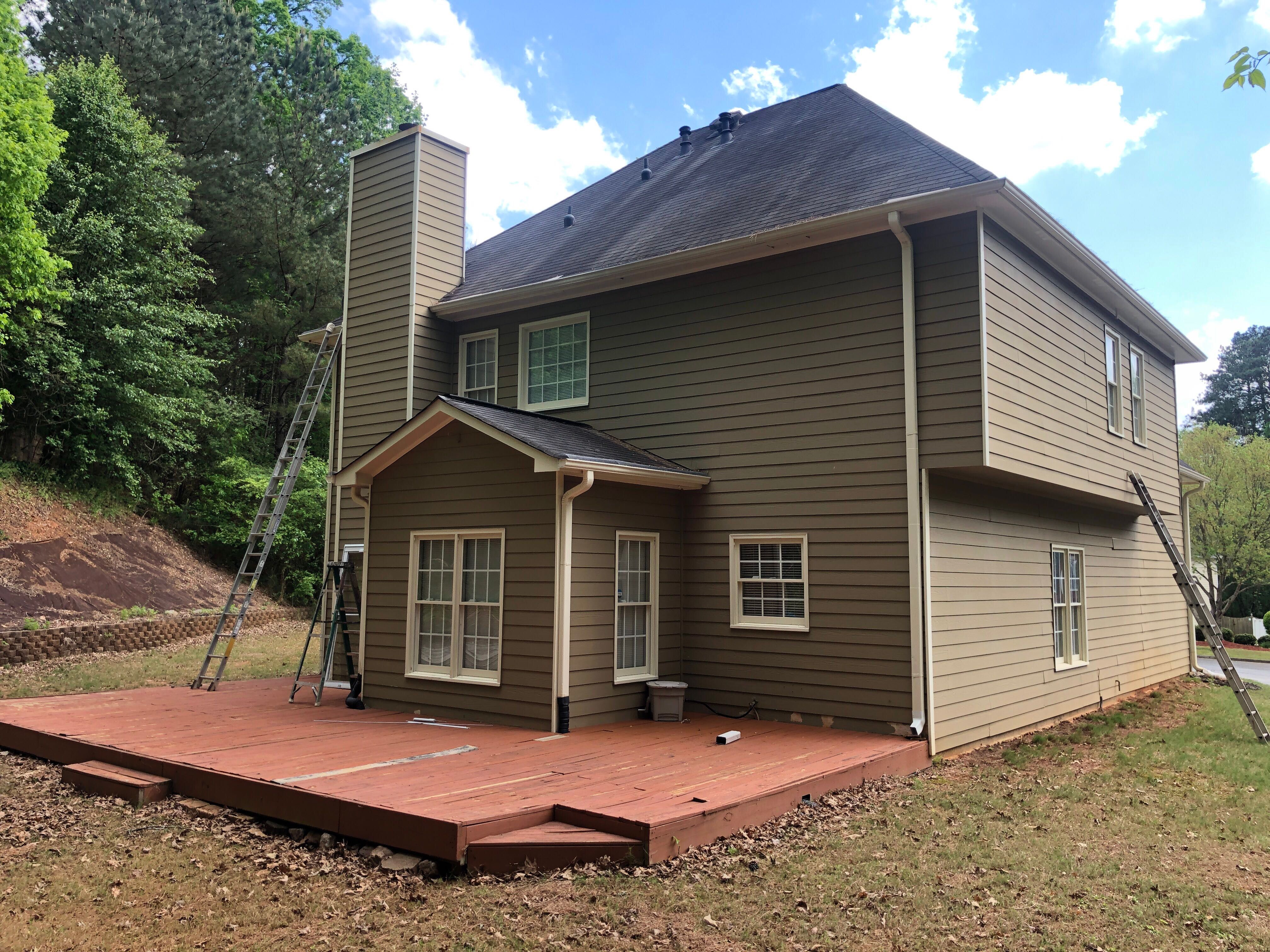 Complete Exterior Painting and Trim Refresh in Acworth by Swift Home Renovations