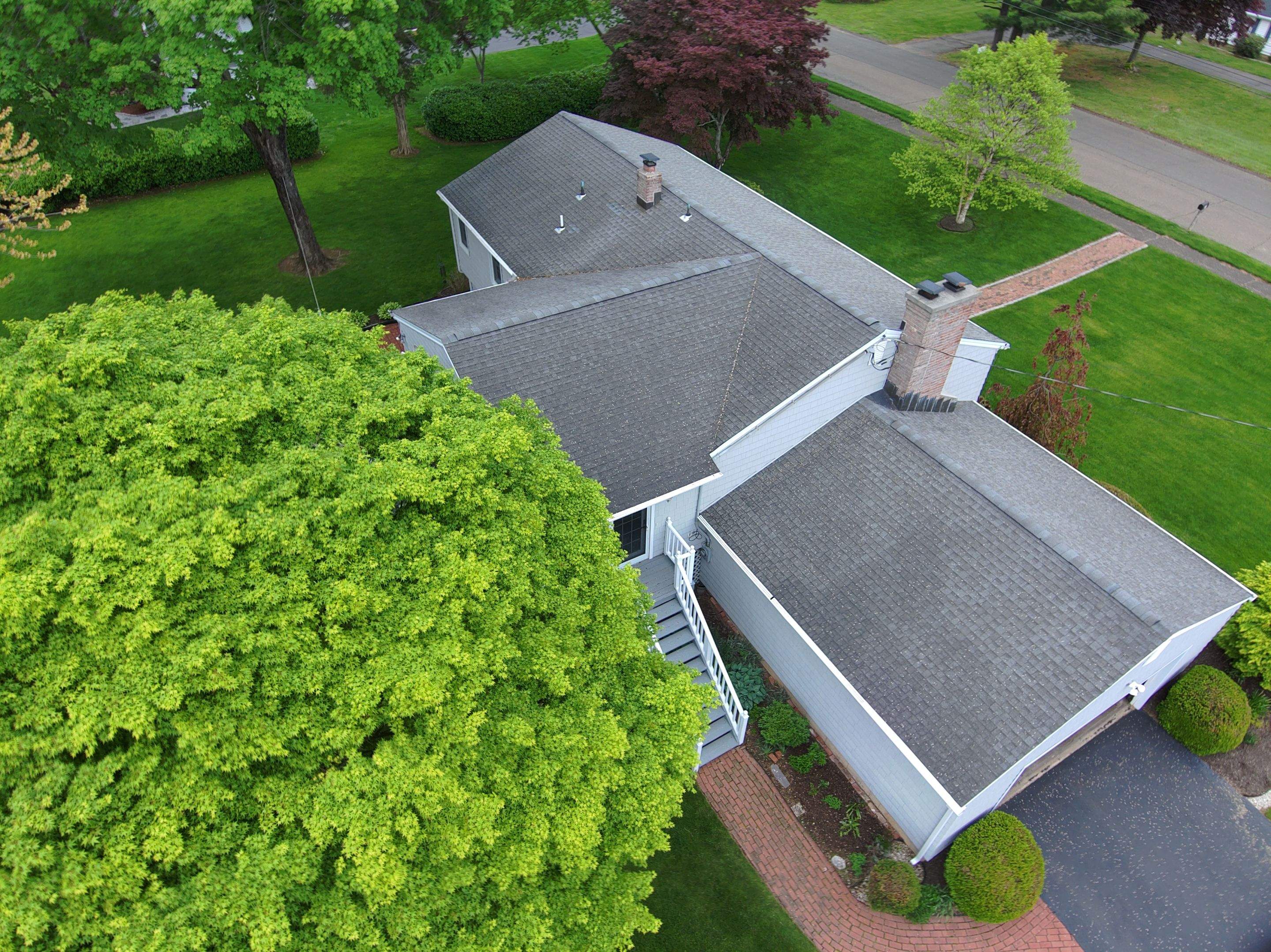 Residential Roof Replacement and Shingle Installation in North Haven by A Plus Exterior