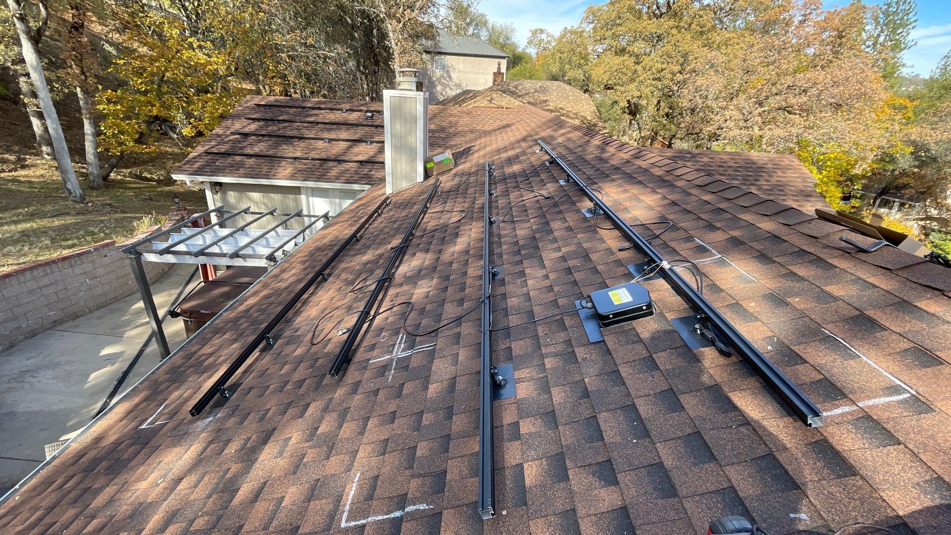Solar Panel Installation using Solar Panels by Byers Enterprises 