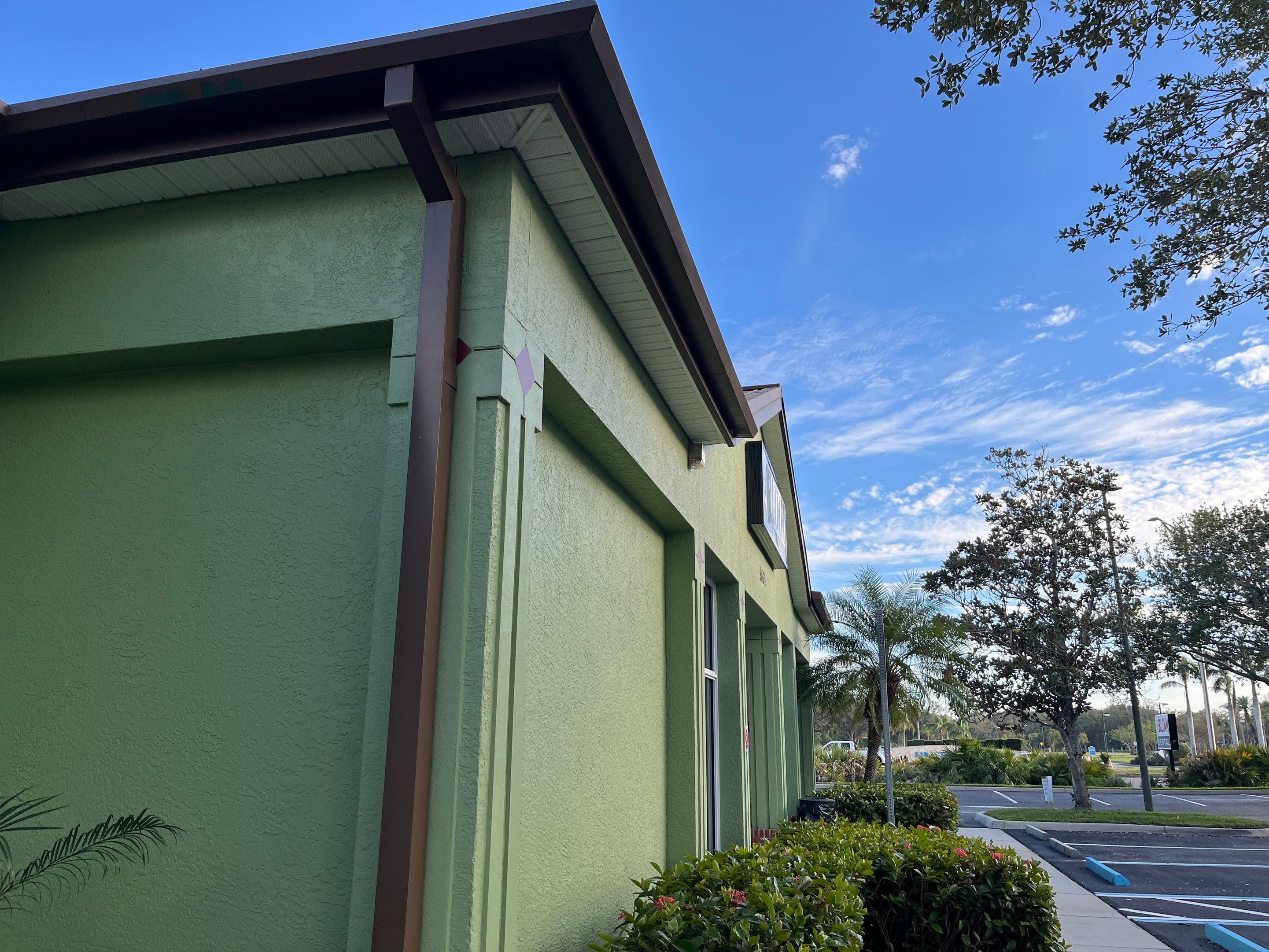 Commercial Gutter Installation in Sarasota FL by Gutter Professors