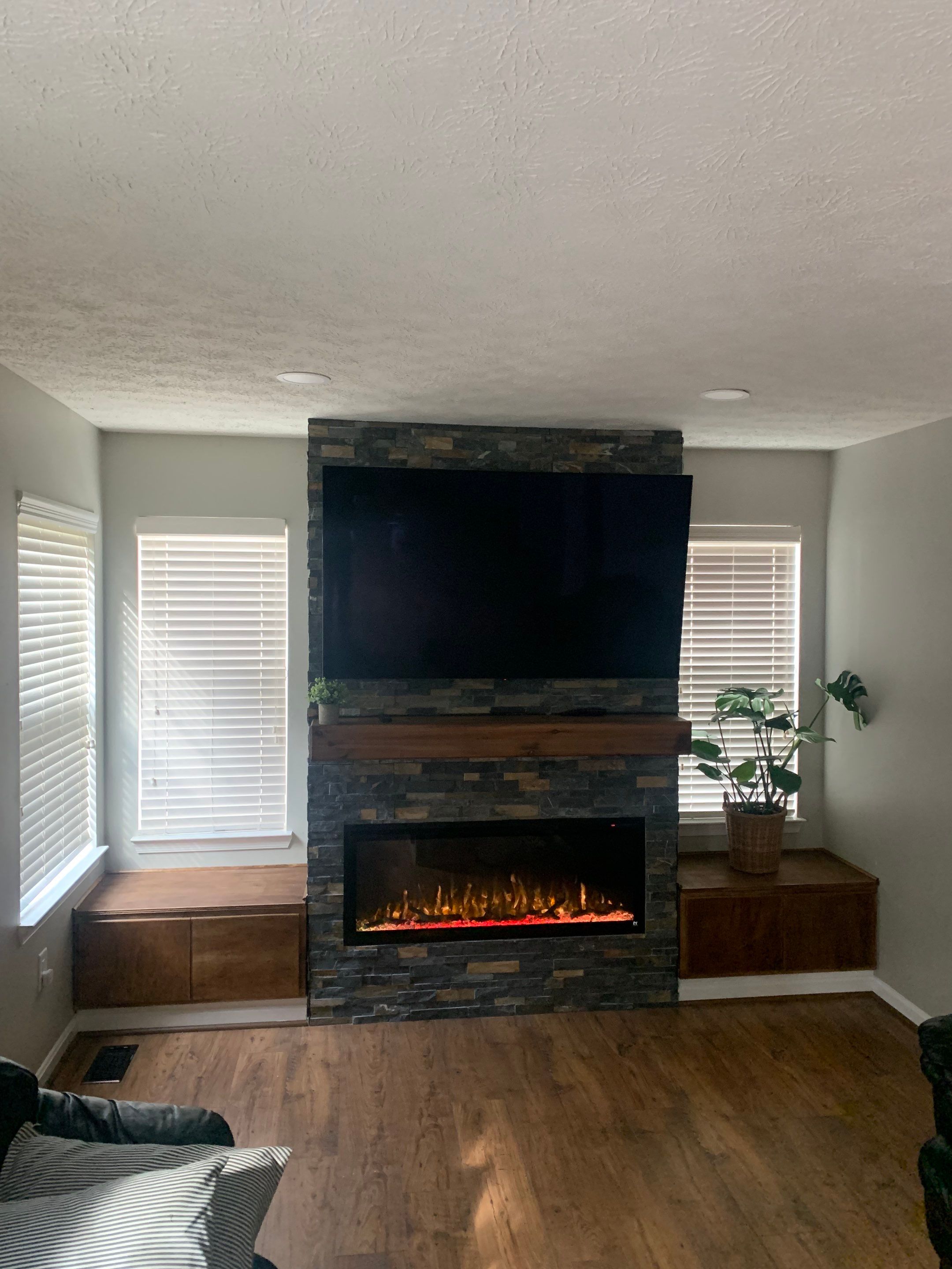 Fireplace Build by Greenspring Construction Services
