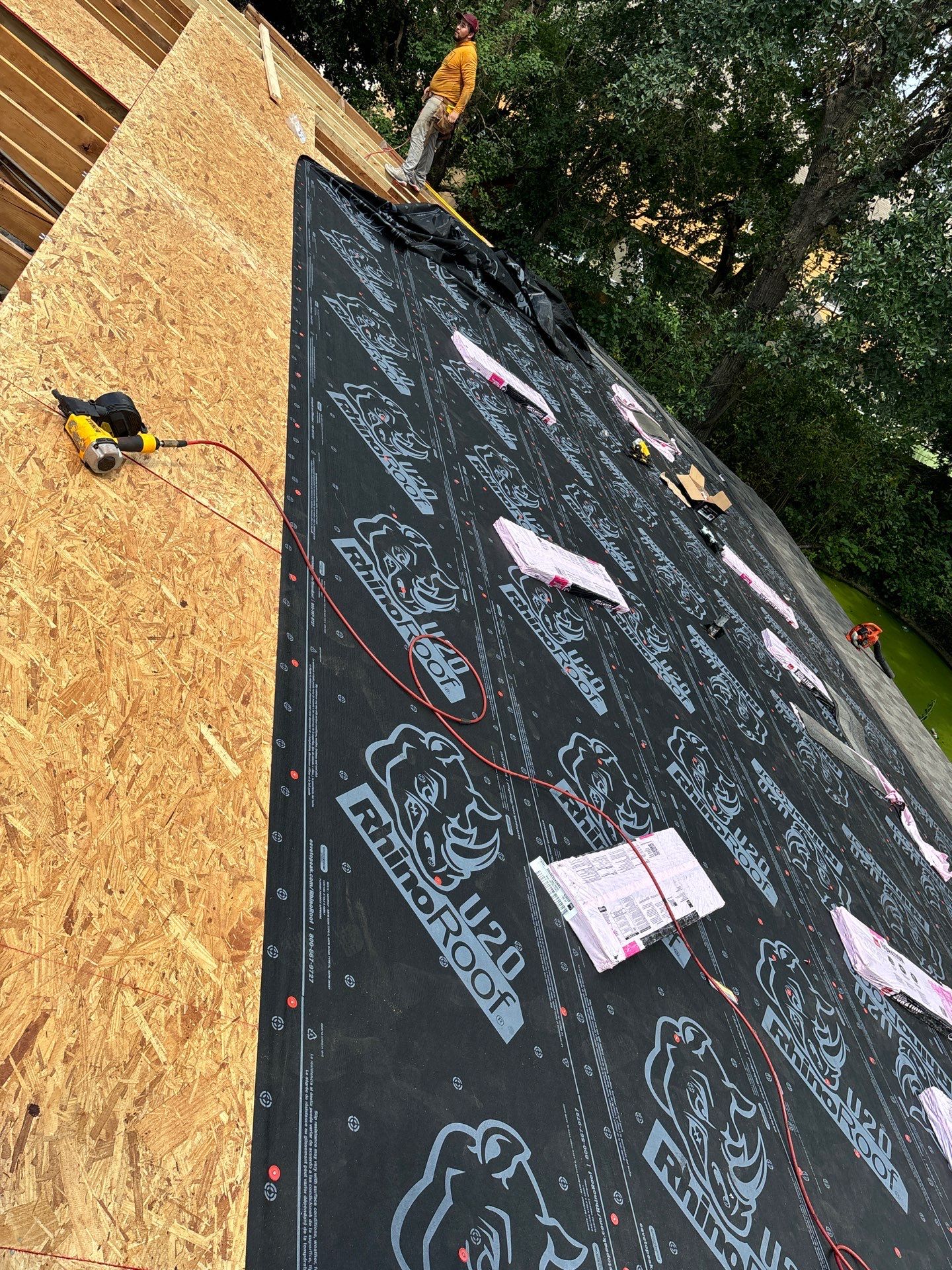 Residential Roofing Installation using Owen's Corning Duration (Lifetime) Shingles by Roof Repair Company