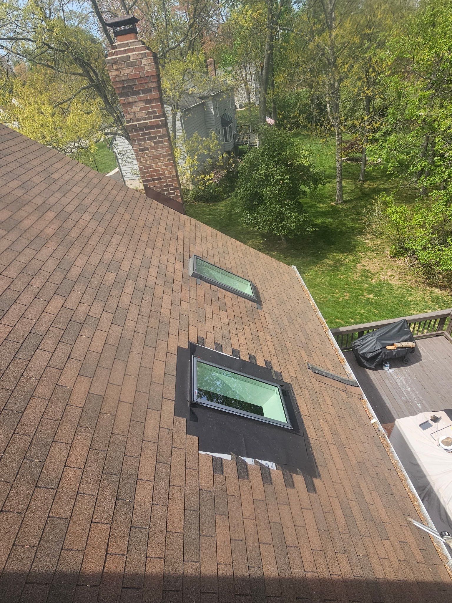 Skylight replacement without full roof replacement by Window Depot of Annapolis