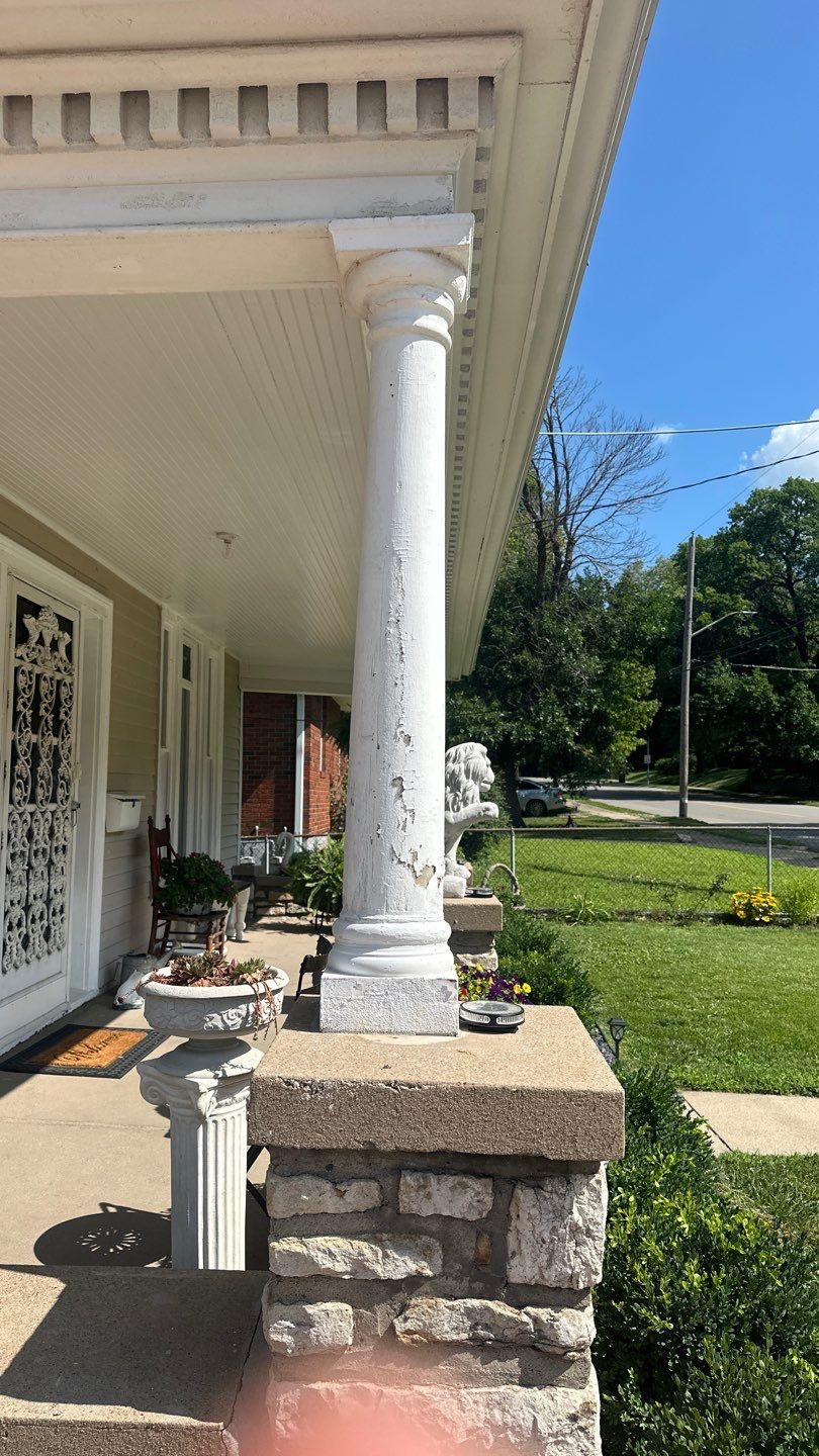 Historic Home Exterior Repair and Painting by Kevin Turner Painting