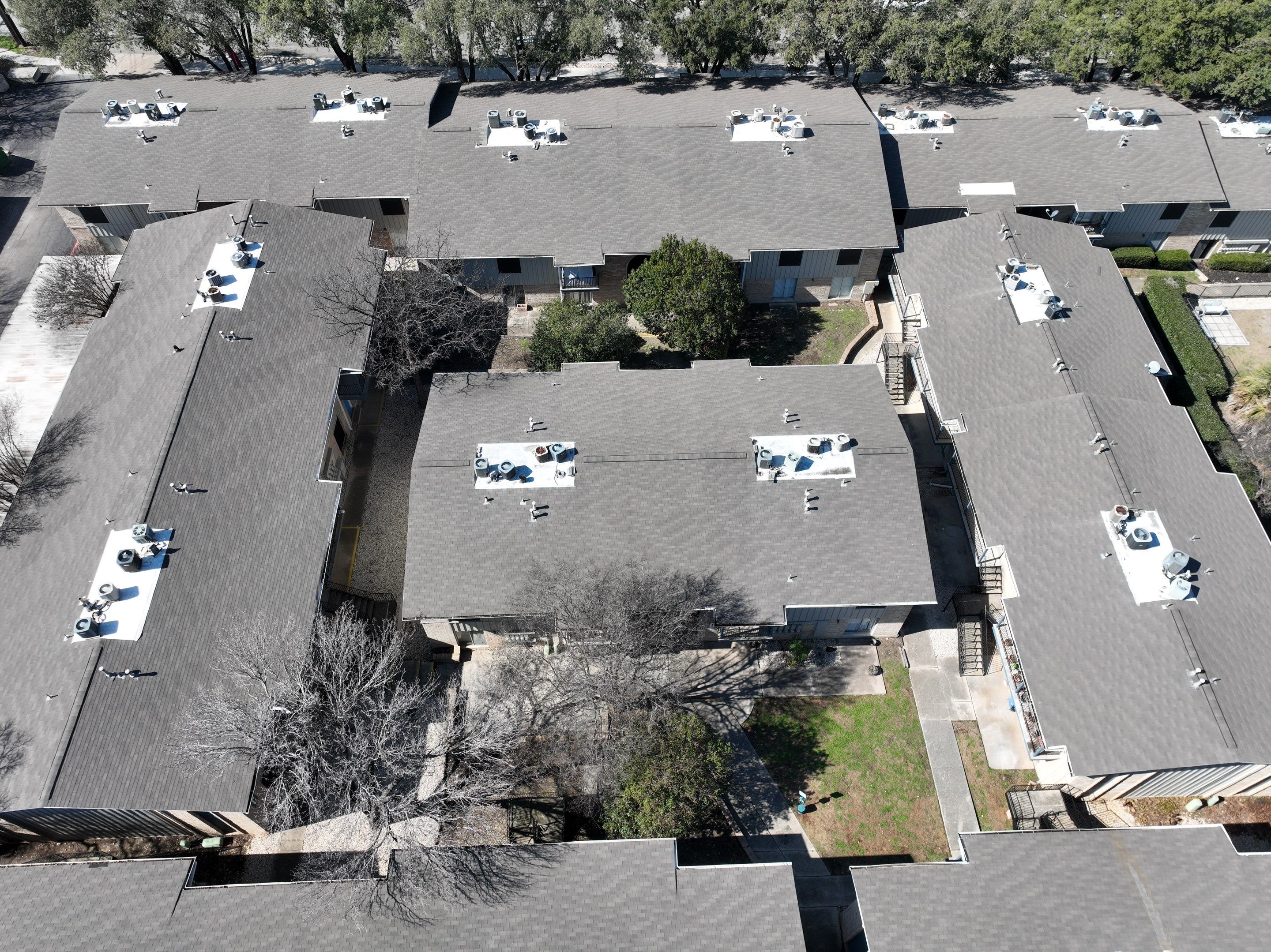 Commercial Roof Inspection using Drone Inspection by Premier Roofing and Contracting