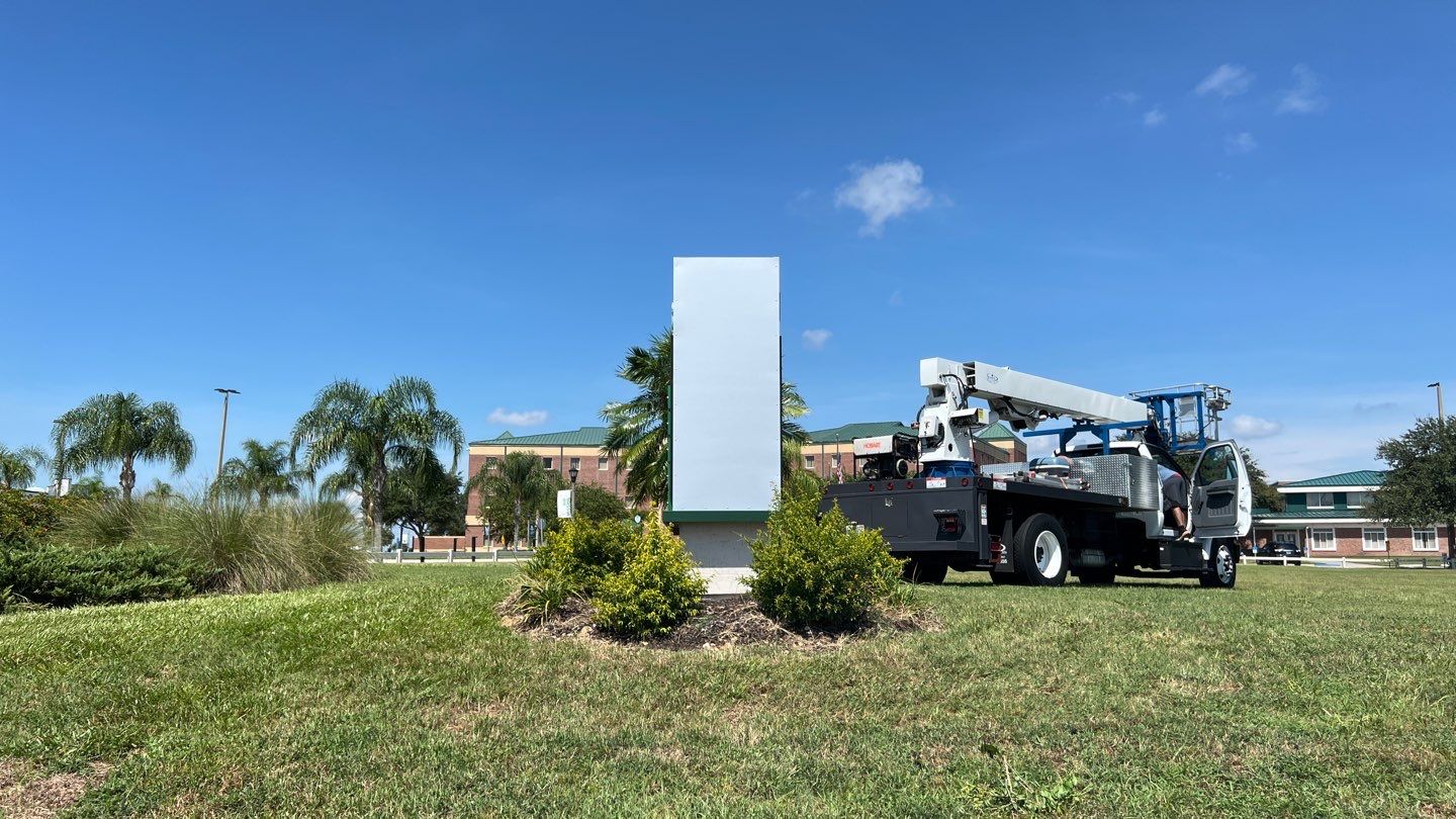 Monument Sign for LSSC Clermont by SignCrafters