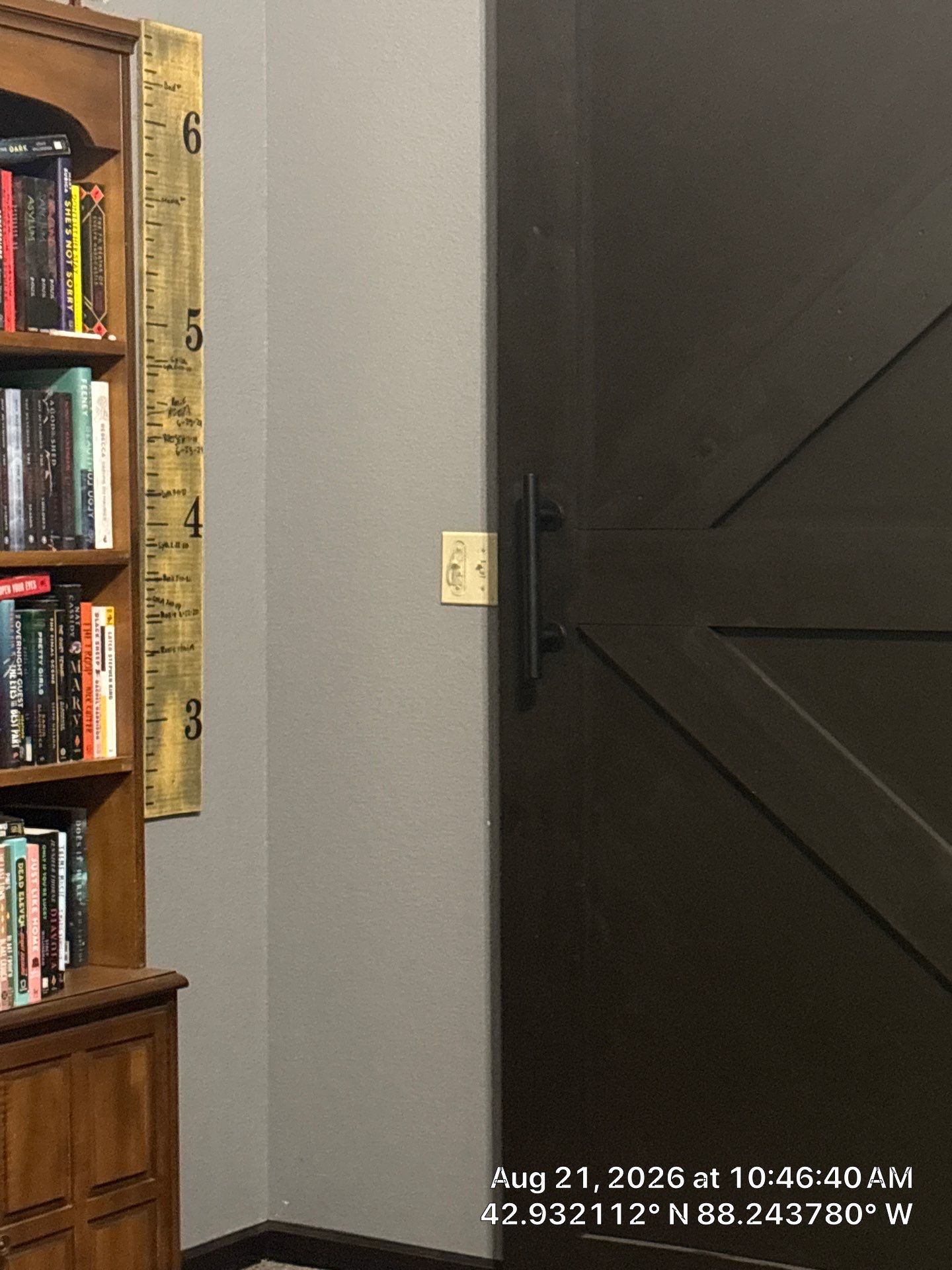 Interior Remodel With Sliding Barn Door and Custom Window Bench by CompanyCam Sales Demo