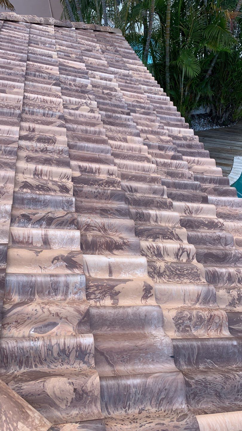 Residential Roofing Installation using Brava Spanish Tile in Mocha Sand by International Roofing