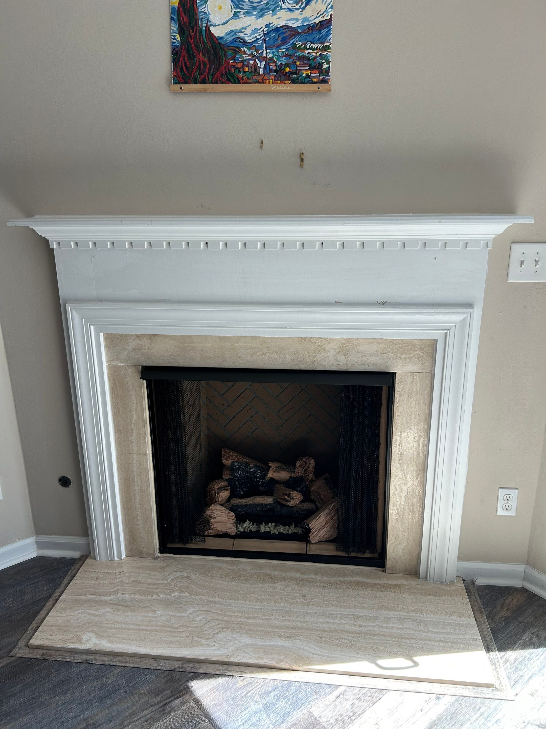 Gas Fireplace Installation in Chesapeake by Premier Chimney and Roofing