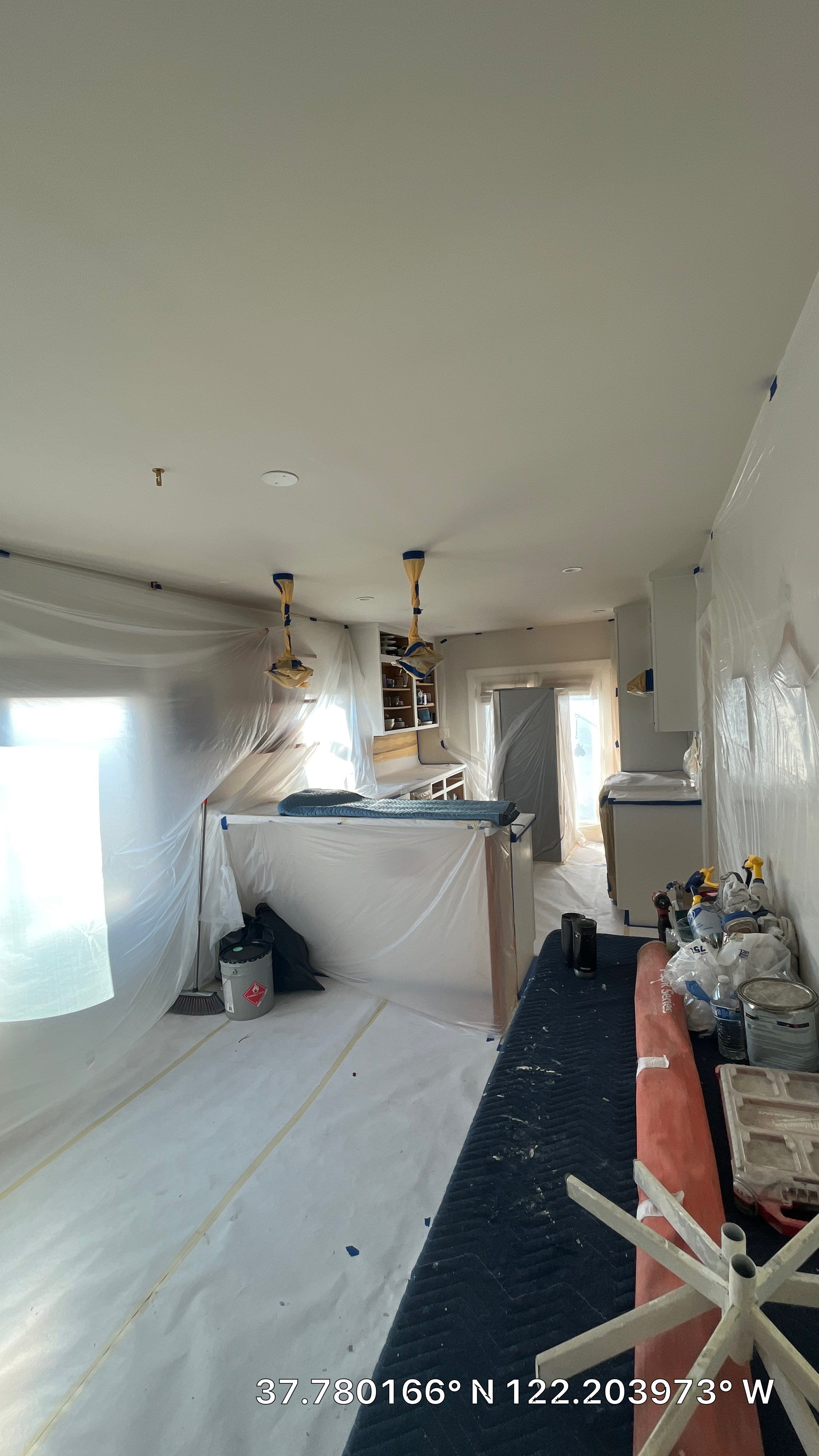 Custom Cabinet Painting  by Herrera’s Bay Area Painting inc.