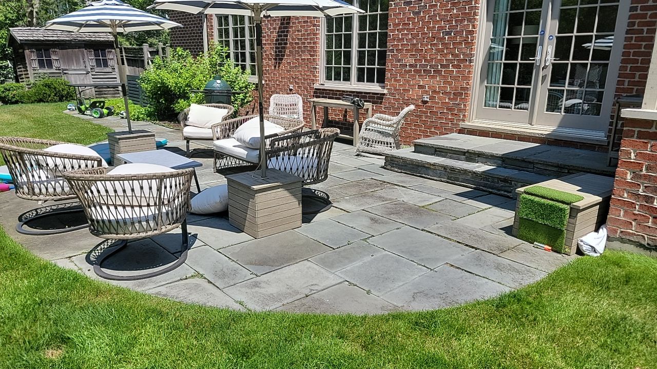 Exterior Stone and Concrete Surface Cleaning by Northern Power Washing LLC.