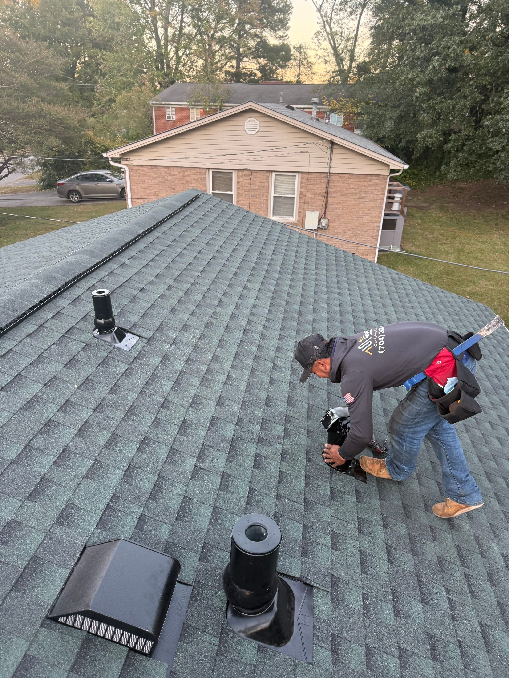 Project in Charlotte by ALL ROOFS & CONS.