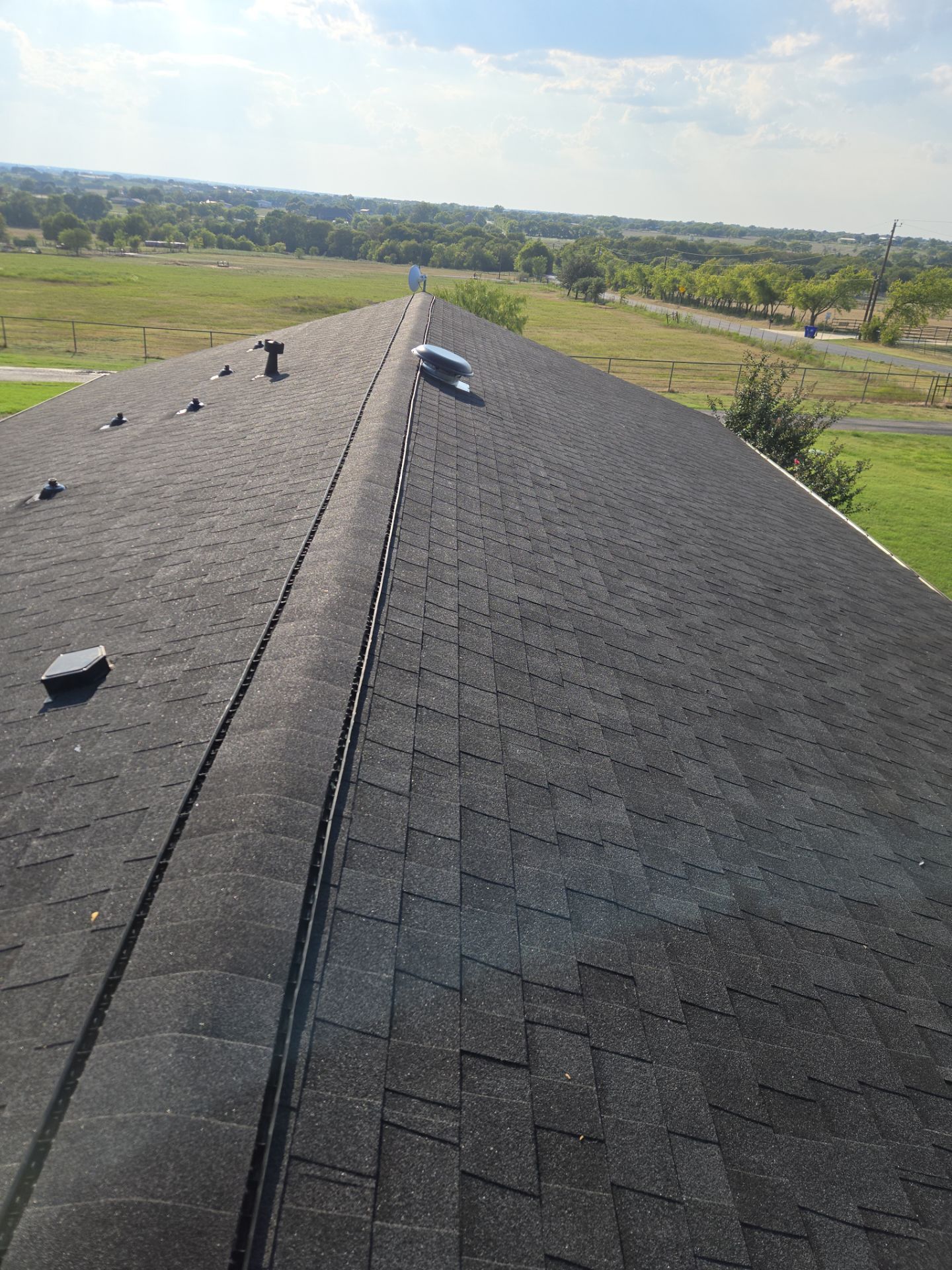 Project in Justin by Lonestar Roofing and Restoration LLC.