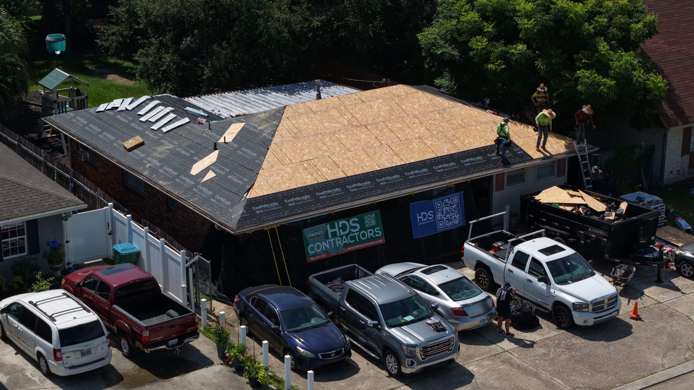 Roof Replacement in Gretna by HDS Contractors