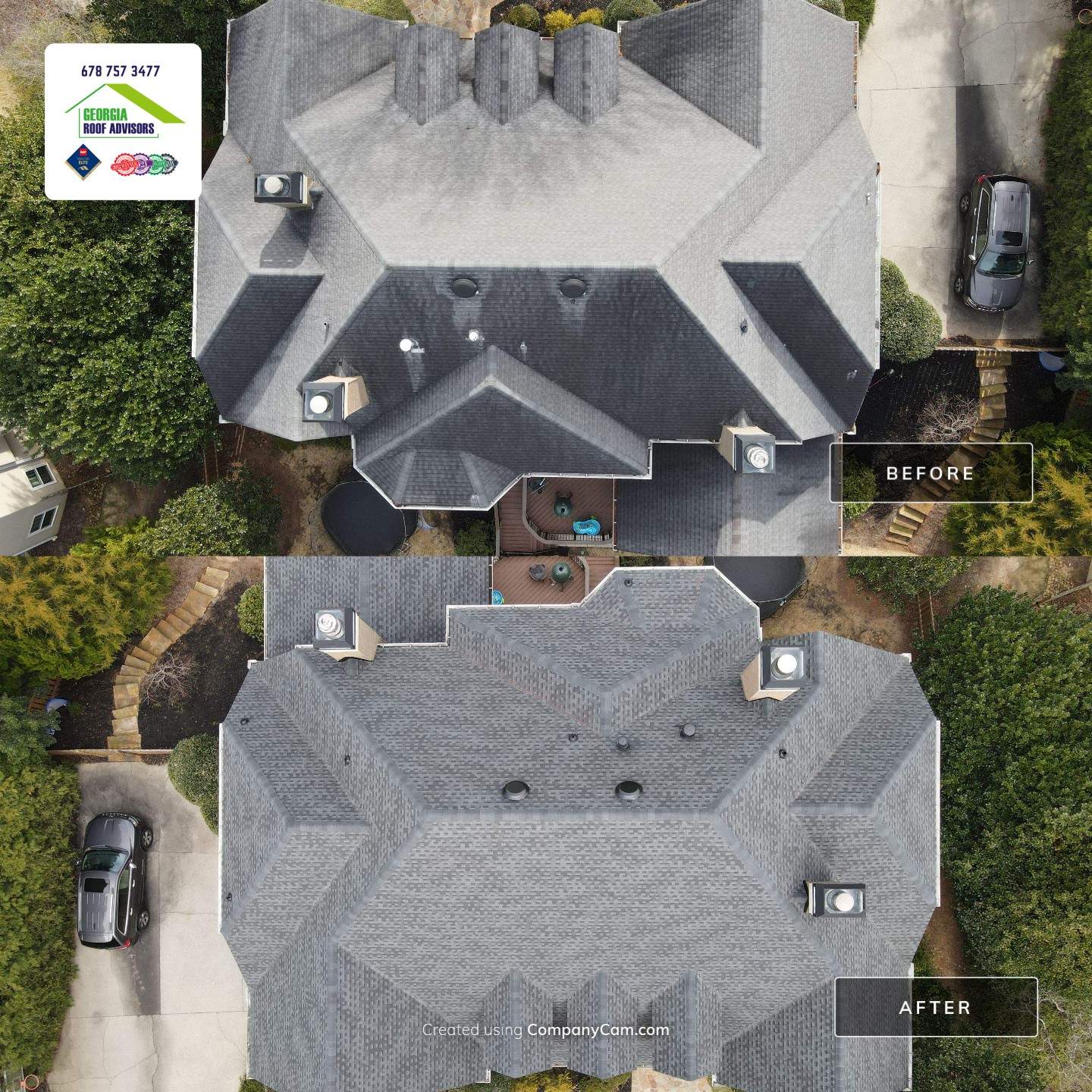 Stylish Upgrade with GAF! by Georgia Roof Advisors