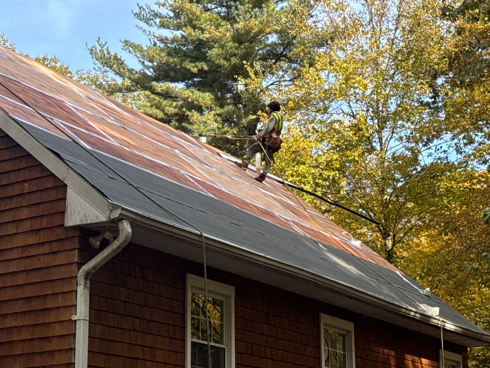 Owens Corning Duration : Chateau Green with Copper Accents in Avon, CT by Golden Shield Roofing