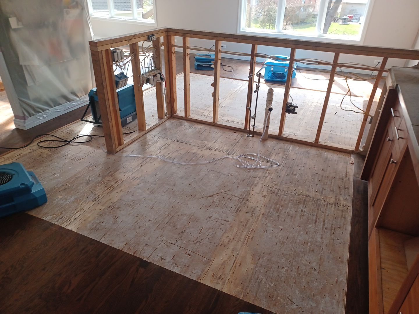 Project in Commerce Charter Twp by EzDry Water Mitigation & Property Restoration