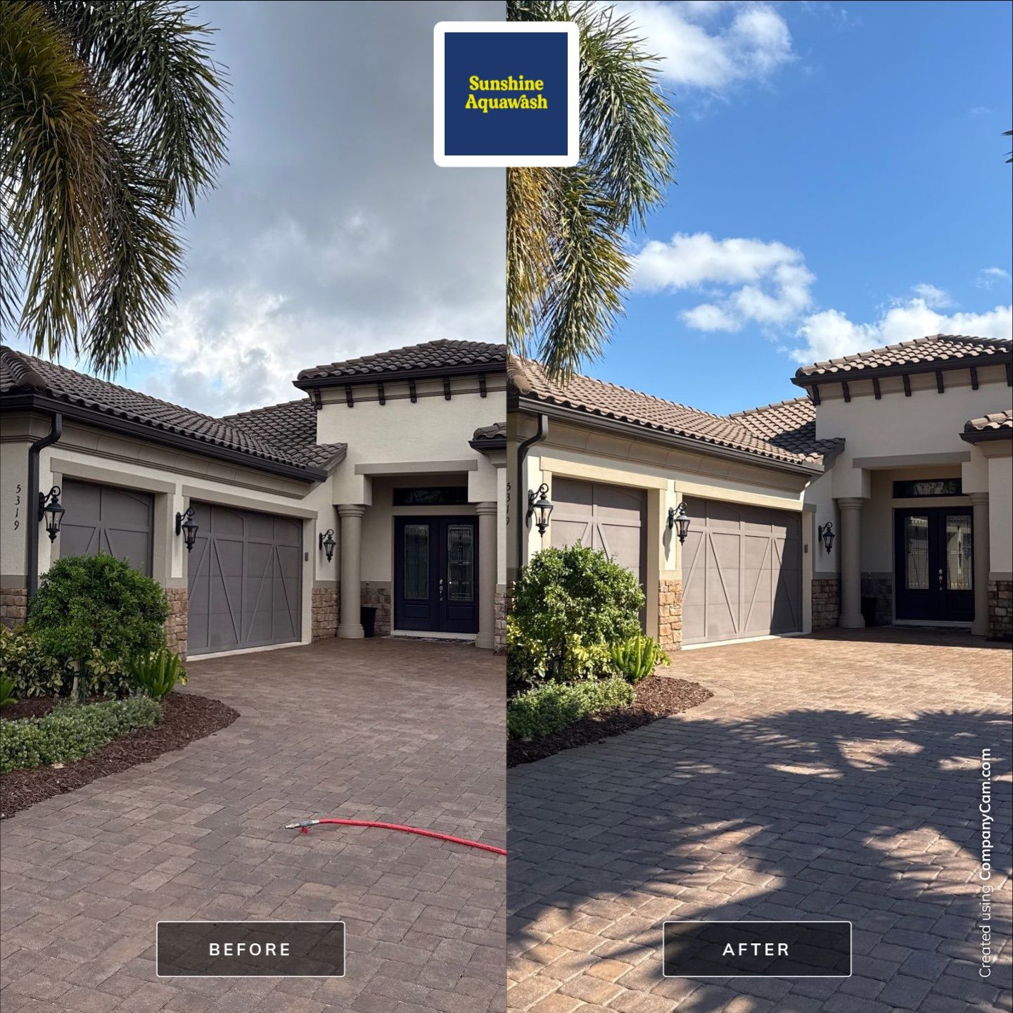 Barrel Tile Roof Cleaning – Lakewood Ranch, FL by Sunshine AquaWash