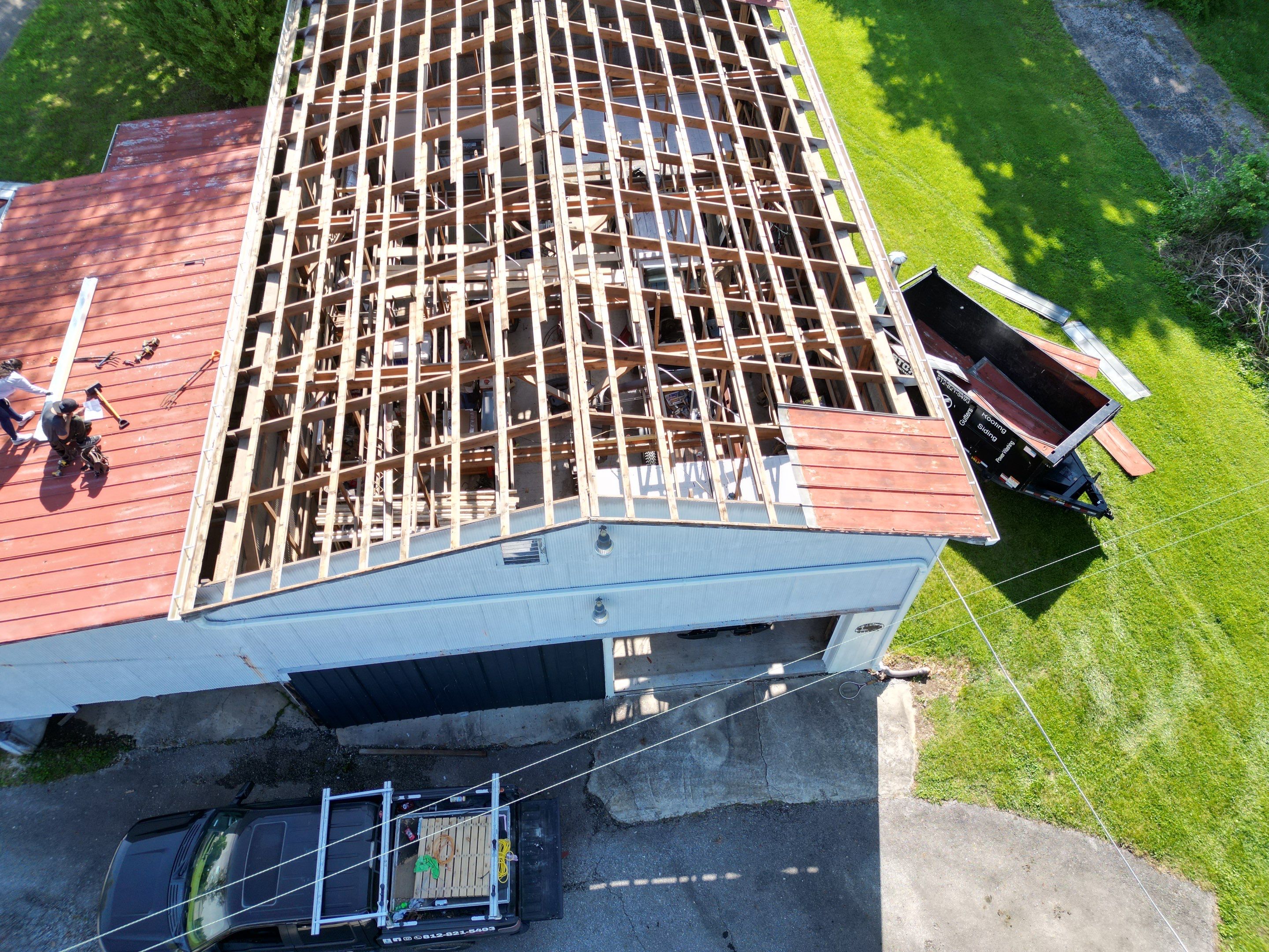 Hail Damage Replacement, Metal Roofing  by Storm Contracting 