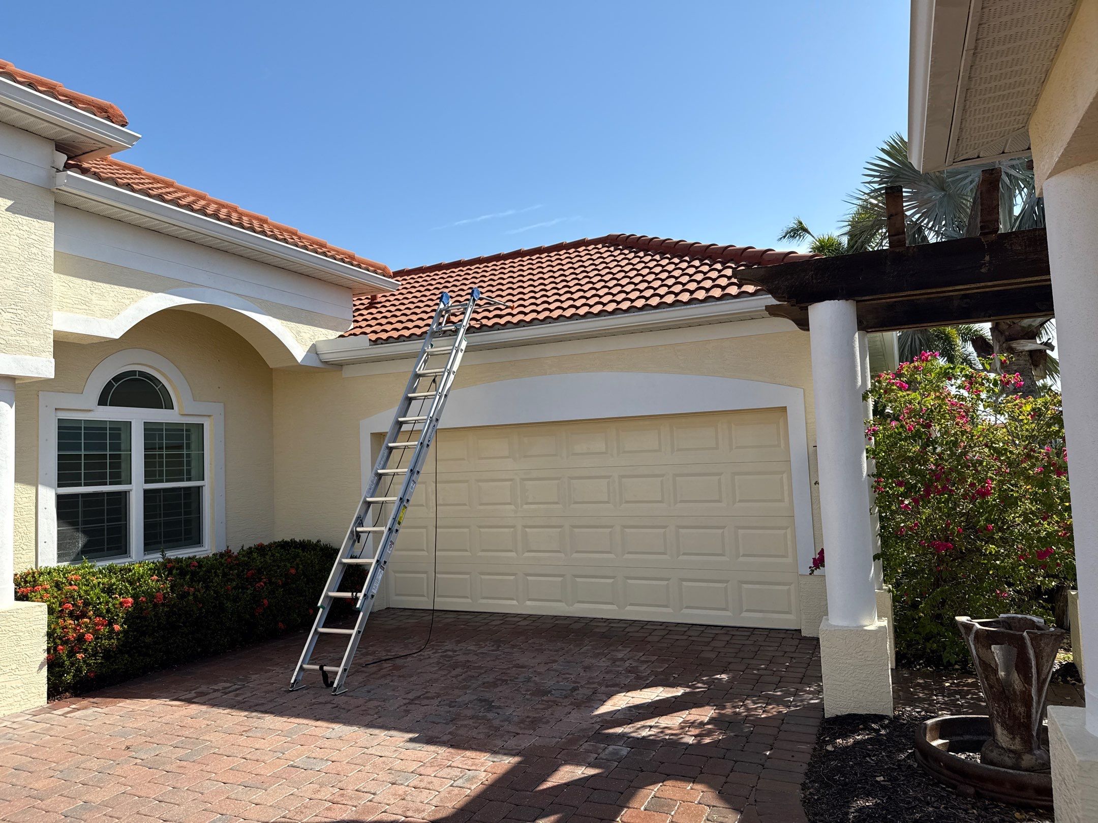 Roof Cleaning & Gutter Brightening | The Inlets Community | Manatee River | Bradenton, FL by Sunshine AquaWash