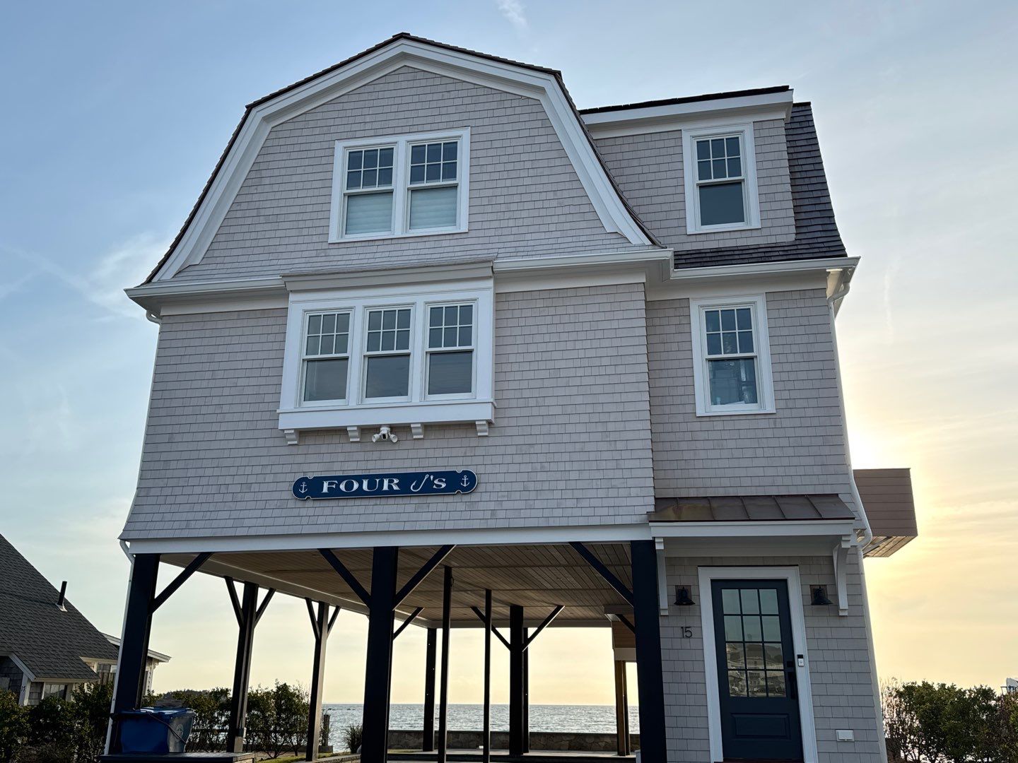 Gutter Installation using 6" K-Style Aluminum Gutter in Falmouth, MA by Gutter Pro Enterprises