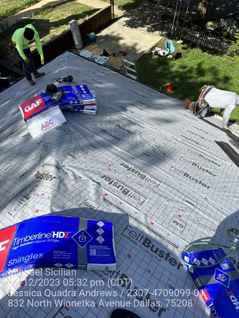 Project in Dallas by Zeus Exteriors