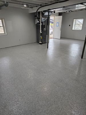 Basement Floor Coating in Dowagiac, MI! by Innovative Spaces / Innovative Concrete Coatings