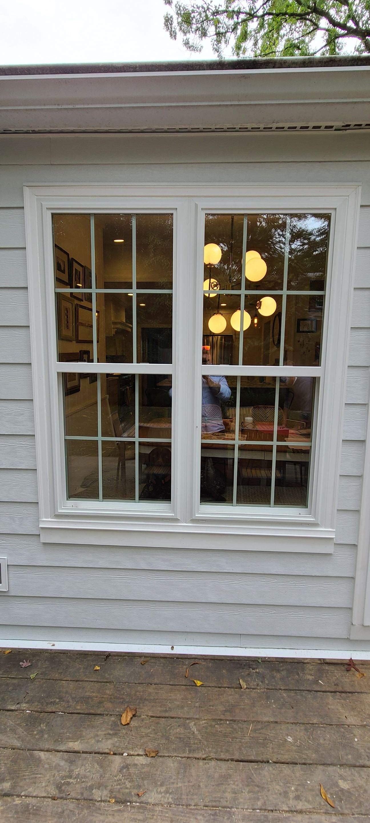James Hardie porch siding install with custom PVC Trim by Window Depot of Annapolis