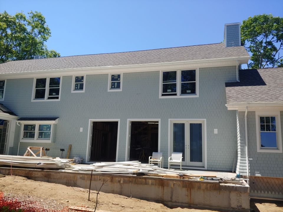 East Falmouth, MA Gutter Installation using 6" Half Round Aluminum Gutter by Gutter Pro Enterprises