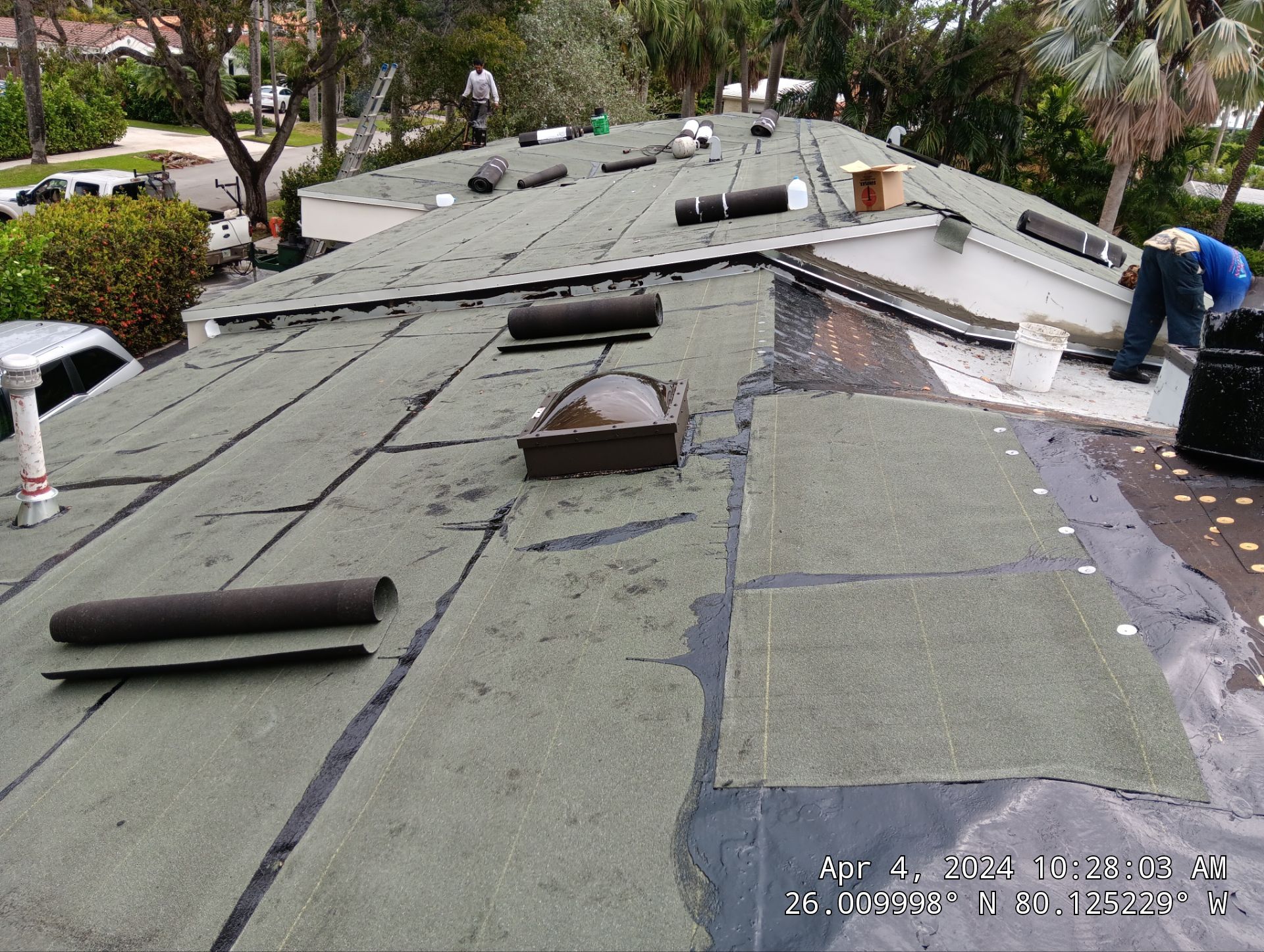 Residential Roof Replacement Using Crown Windsor Tiles by Earl W. Johnston Roofing 