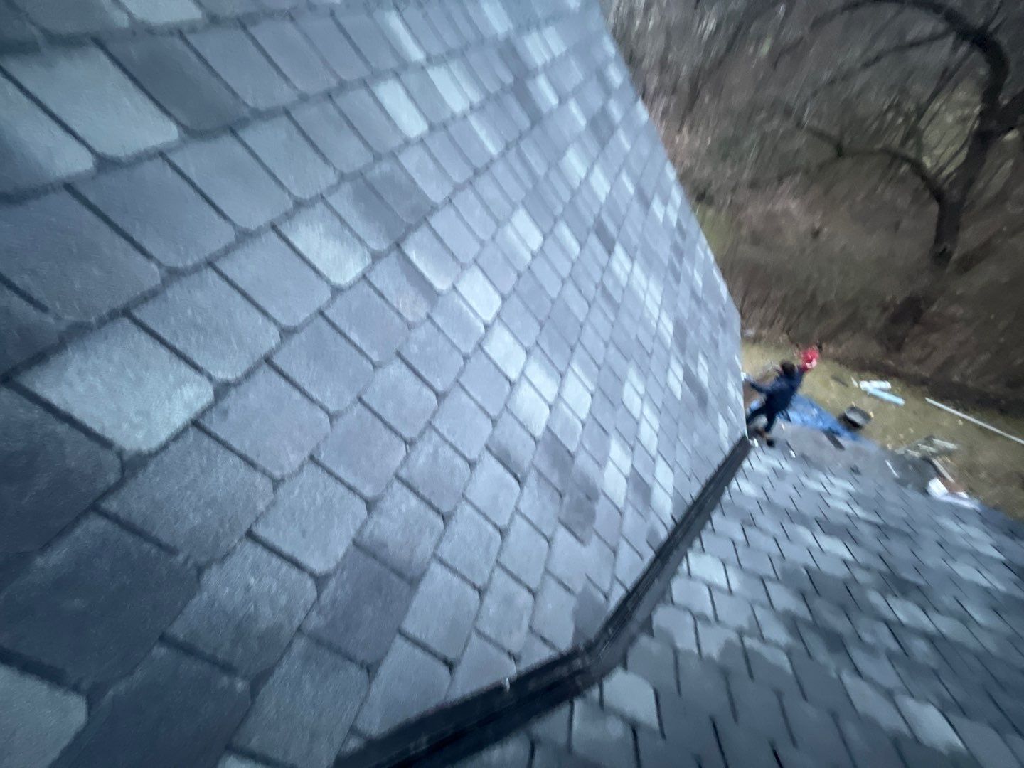 Slate Roof Removal using Atlas Storm Master Slate by Total Exteriors