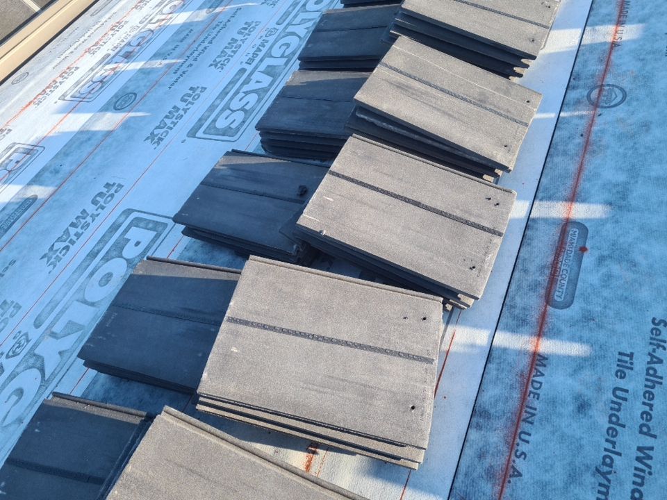 Residential Roofing Installation using Eagle Roofing Tile by BLUES BROTHERS ROOFING