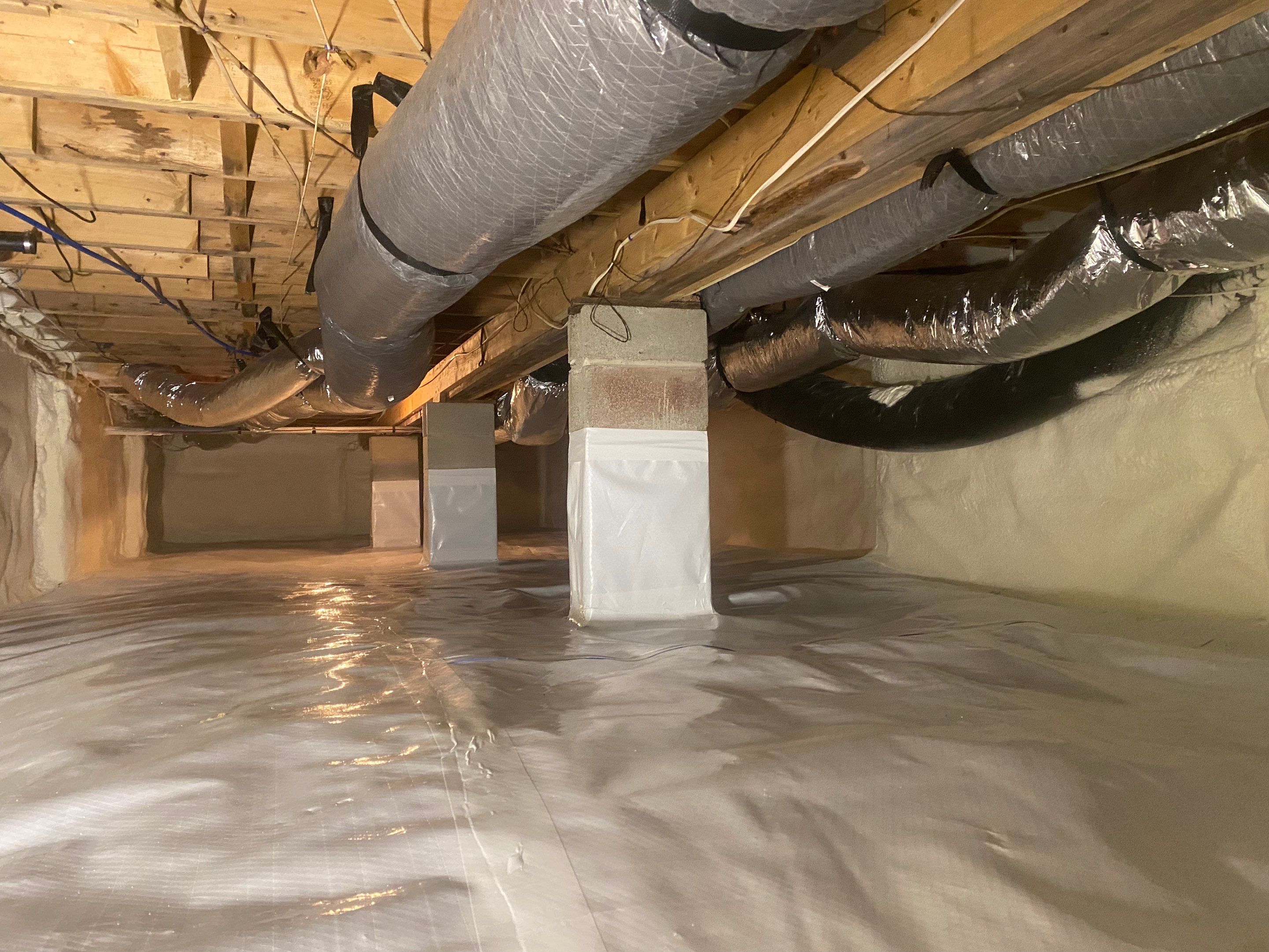Crawlspace repair using cleanspace by Burke Home Services