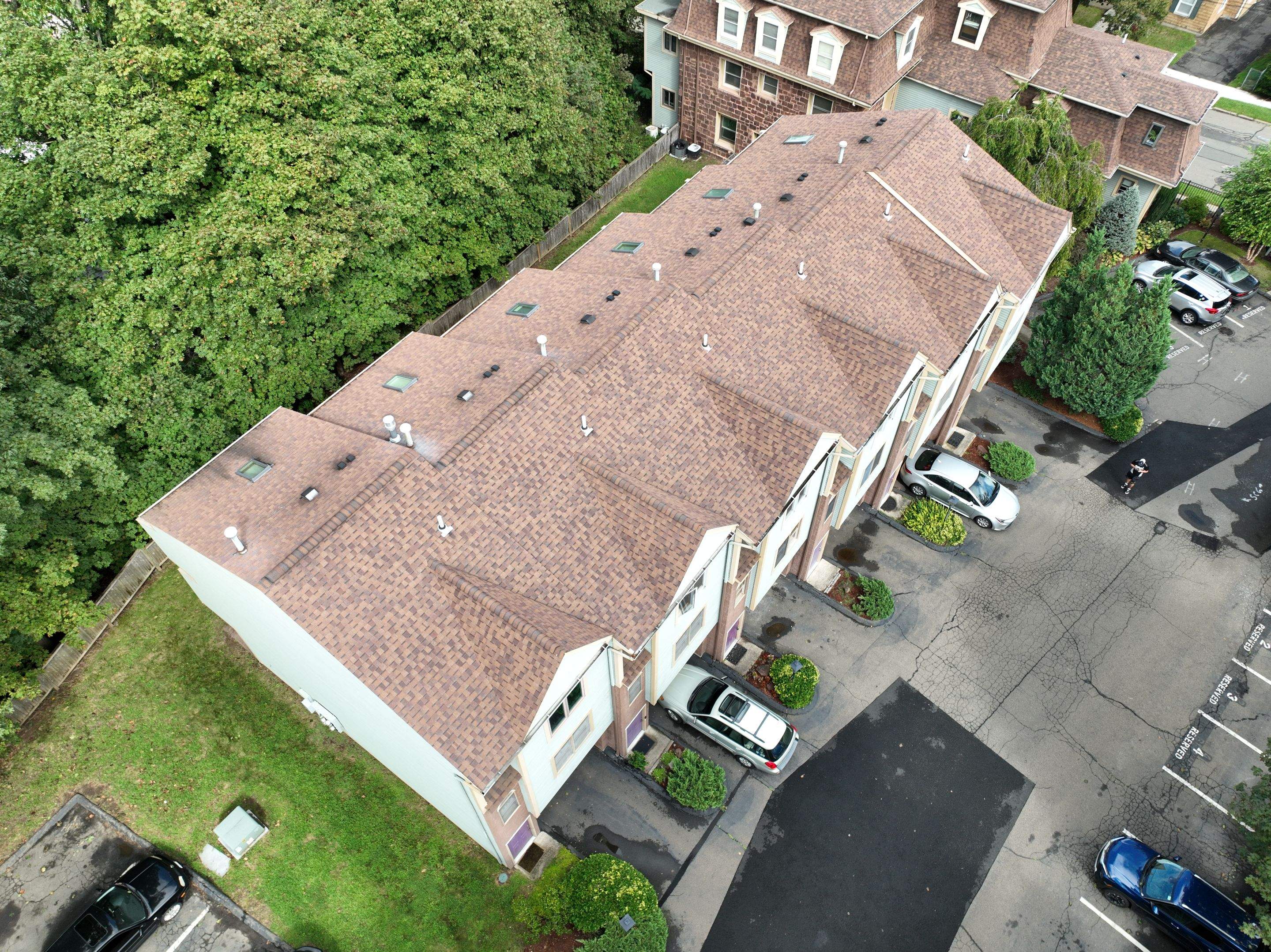 Residential Roofing Installation using Owens Corning Duration Brownwood by A Plus Exterior