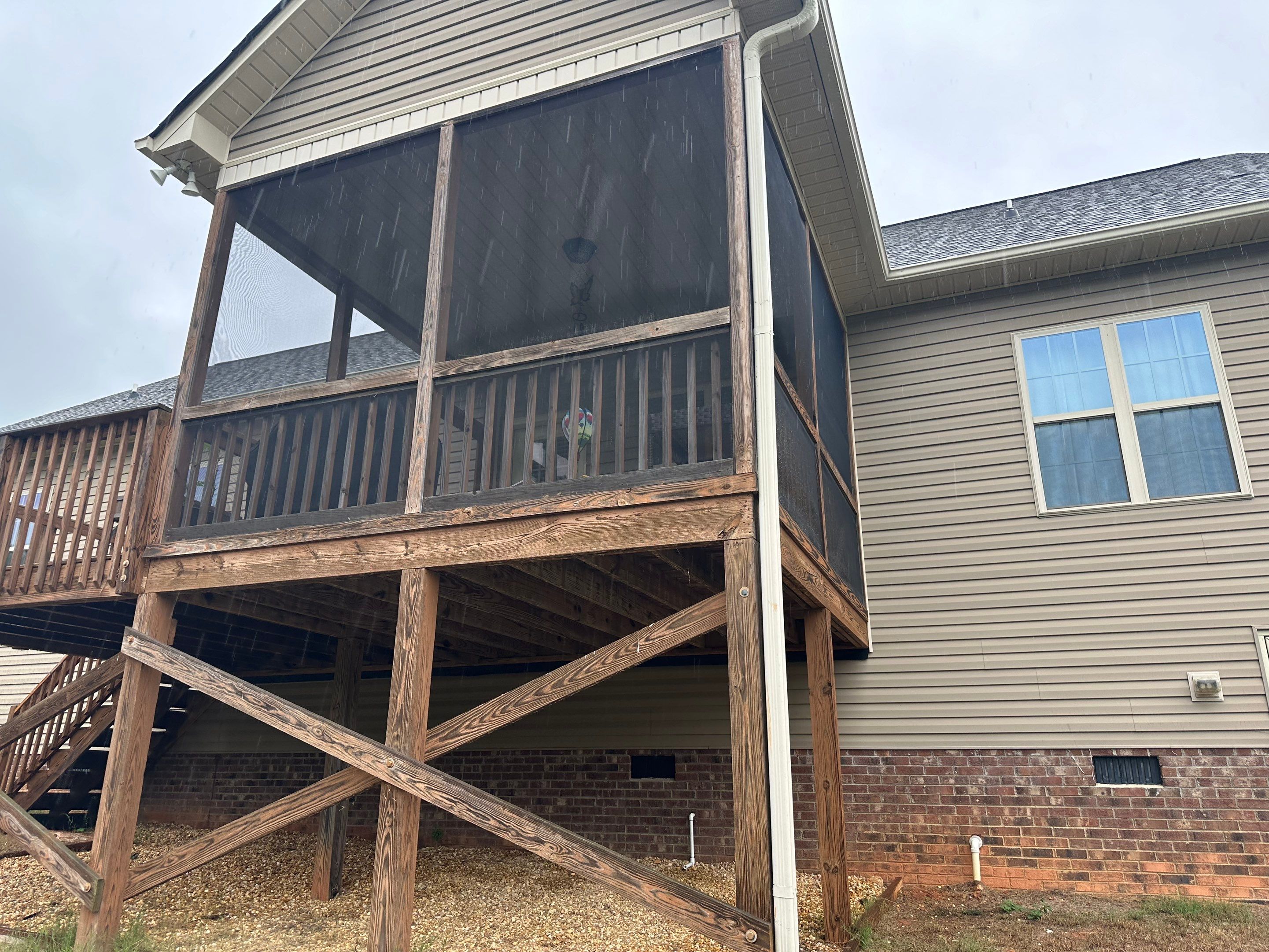 Weathered Deck using Wood Sealant by DuraSeal