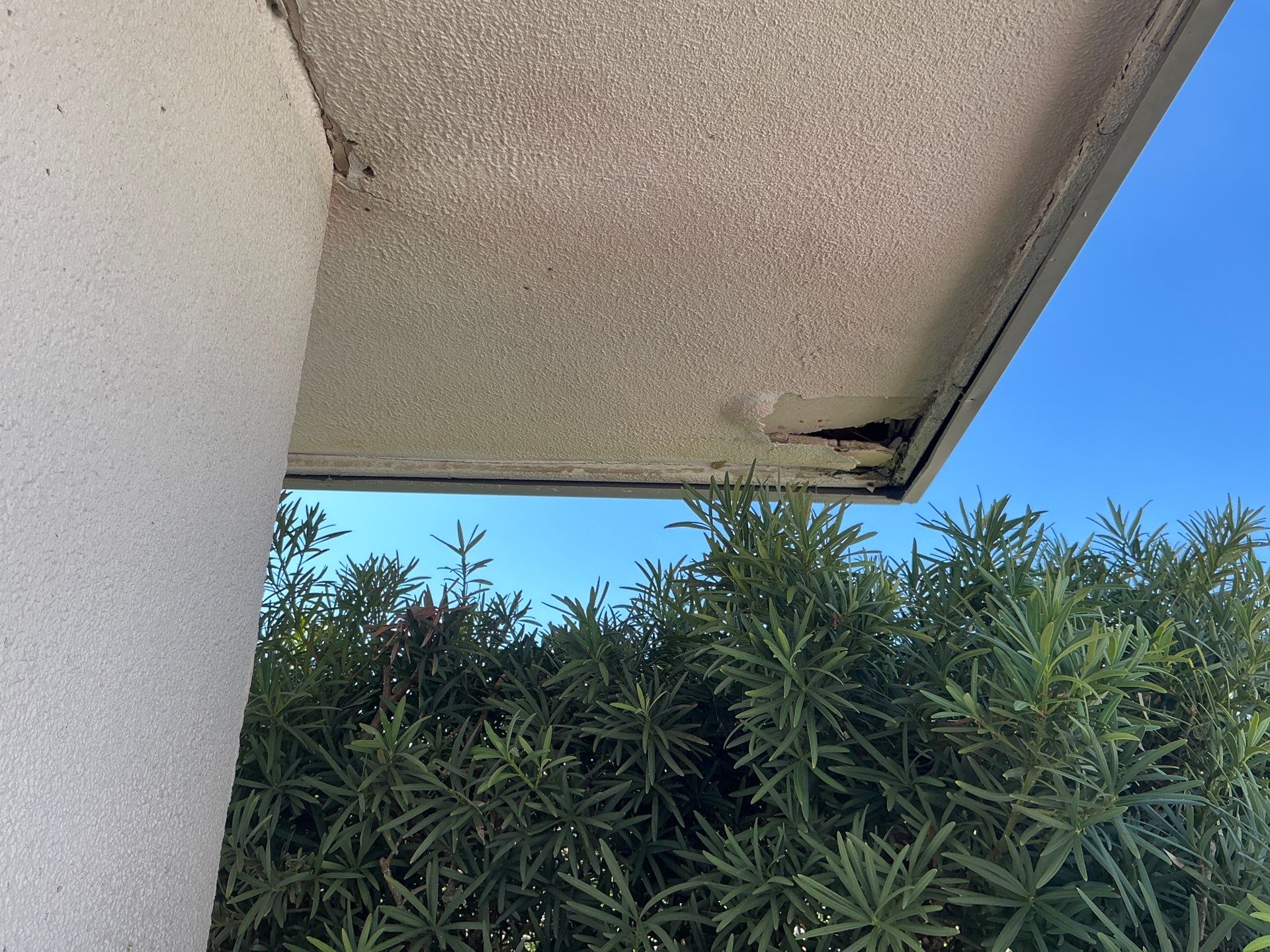 Soffit and Fascia Installation using White Soffit in Sarasota Fl by Gutter Professors