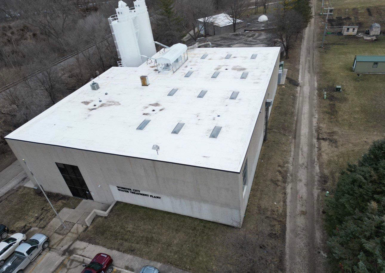 Webster City Water Softening Plant by Grell Roofing, LLC