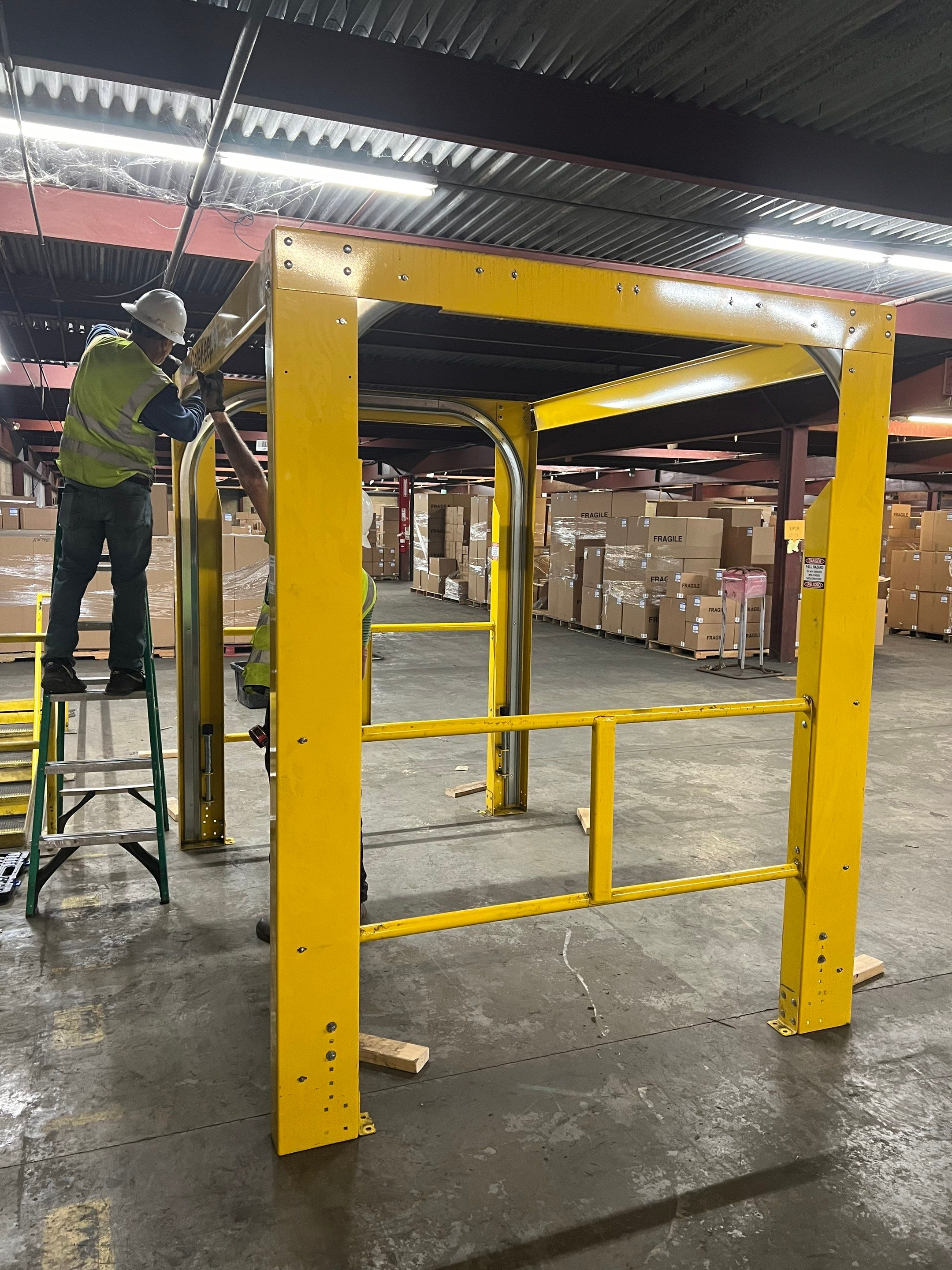 Second-Story Safety Gate Installation – AAF Flanders by S.W. Contracting & Consulting