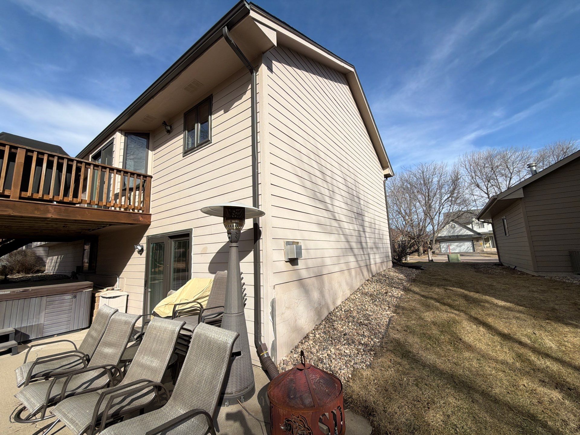 Residential Exterior Painting and Trim Restoration in Sioux Falls by Select Painting, Coatings & Garage Cabinets