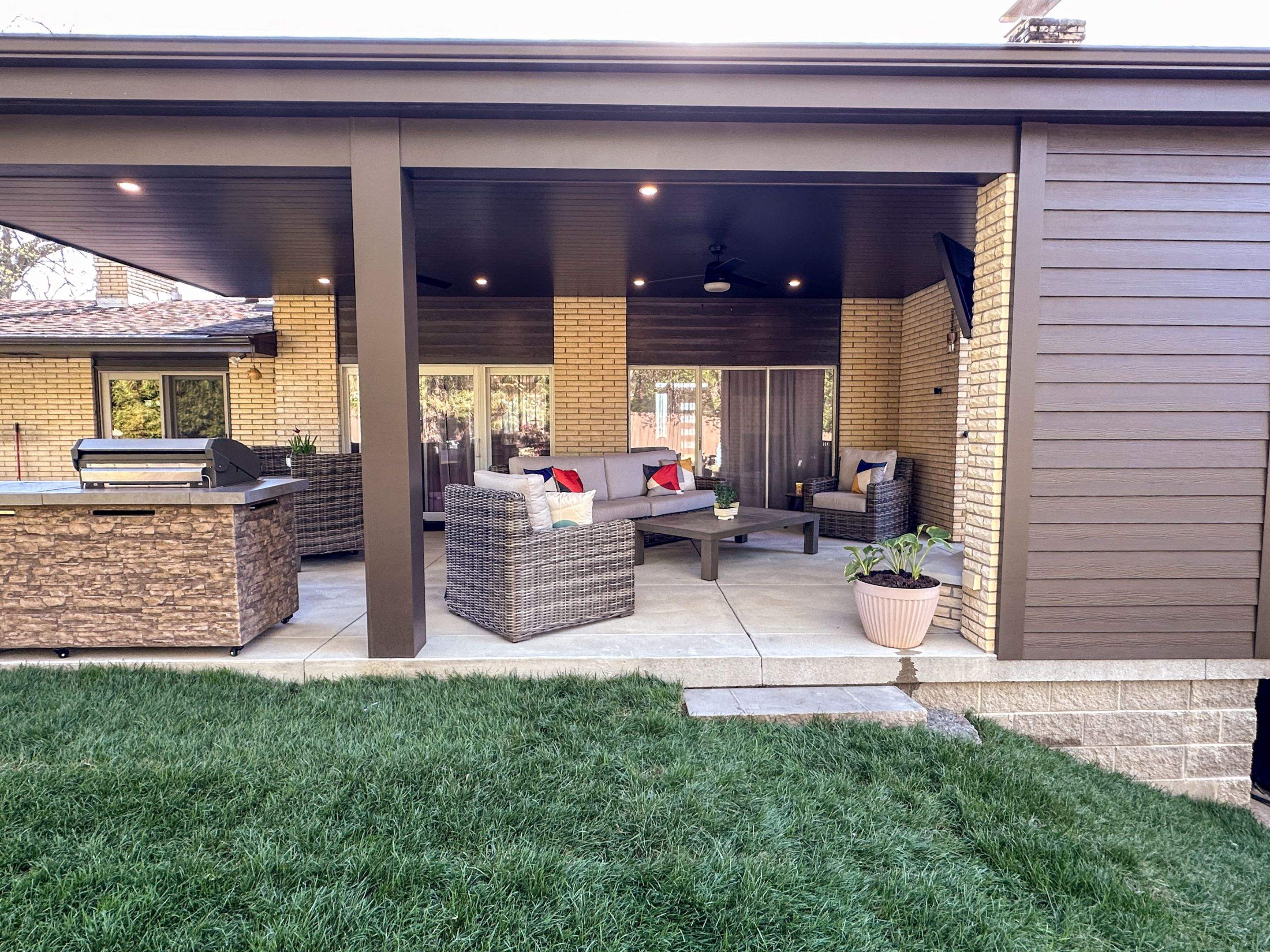 Centerville Covered Patio by Zengel Group